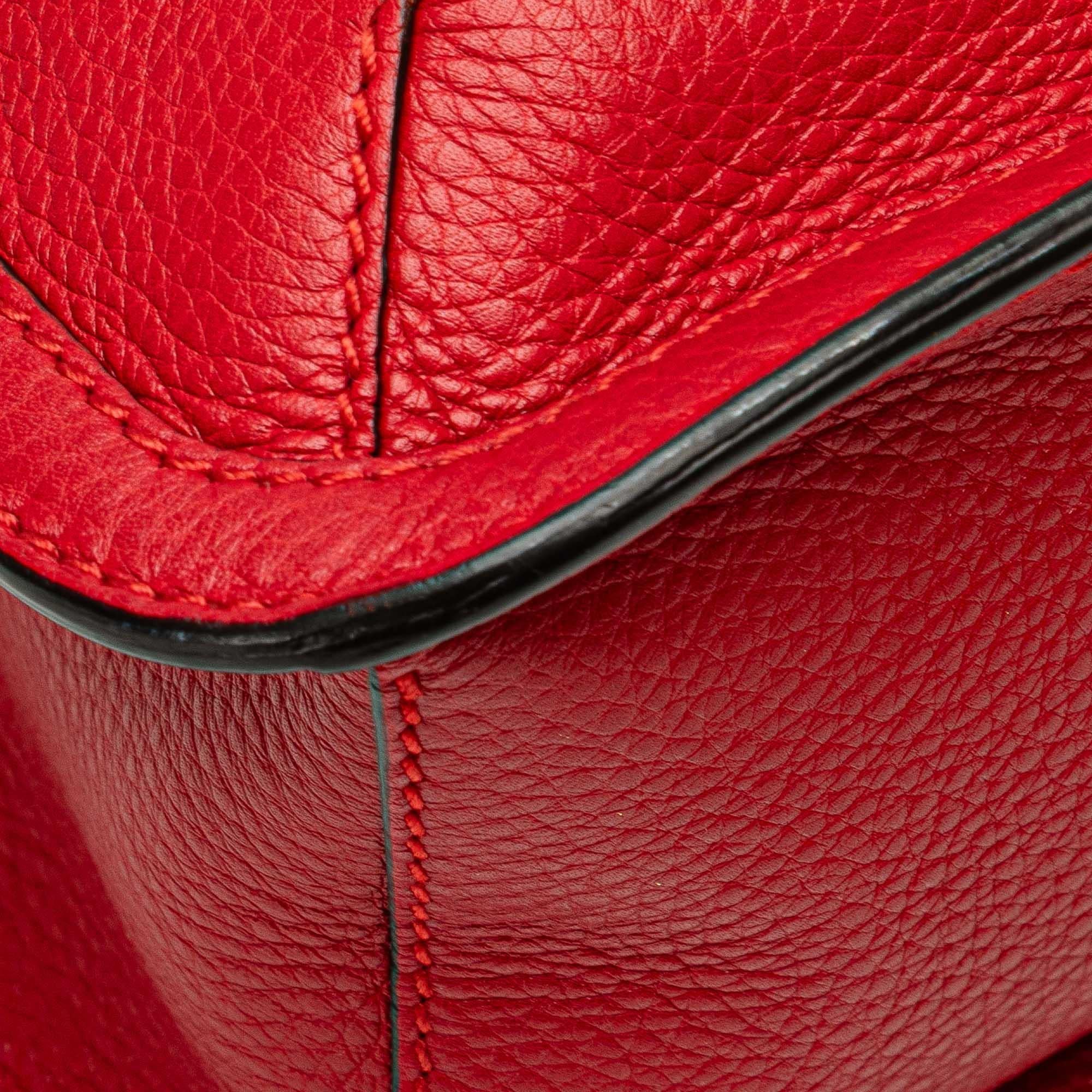 Gucci Medium Leather Bamboo Daily Crossbody