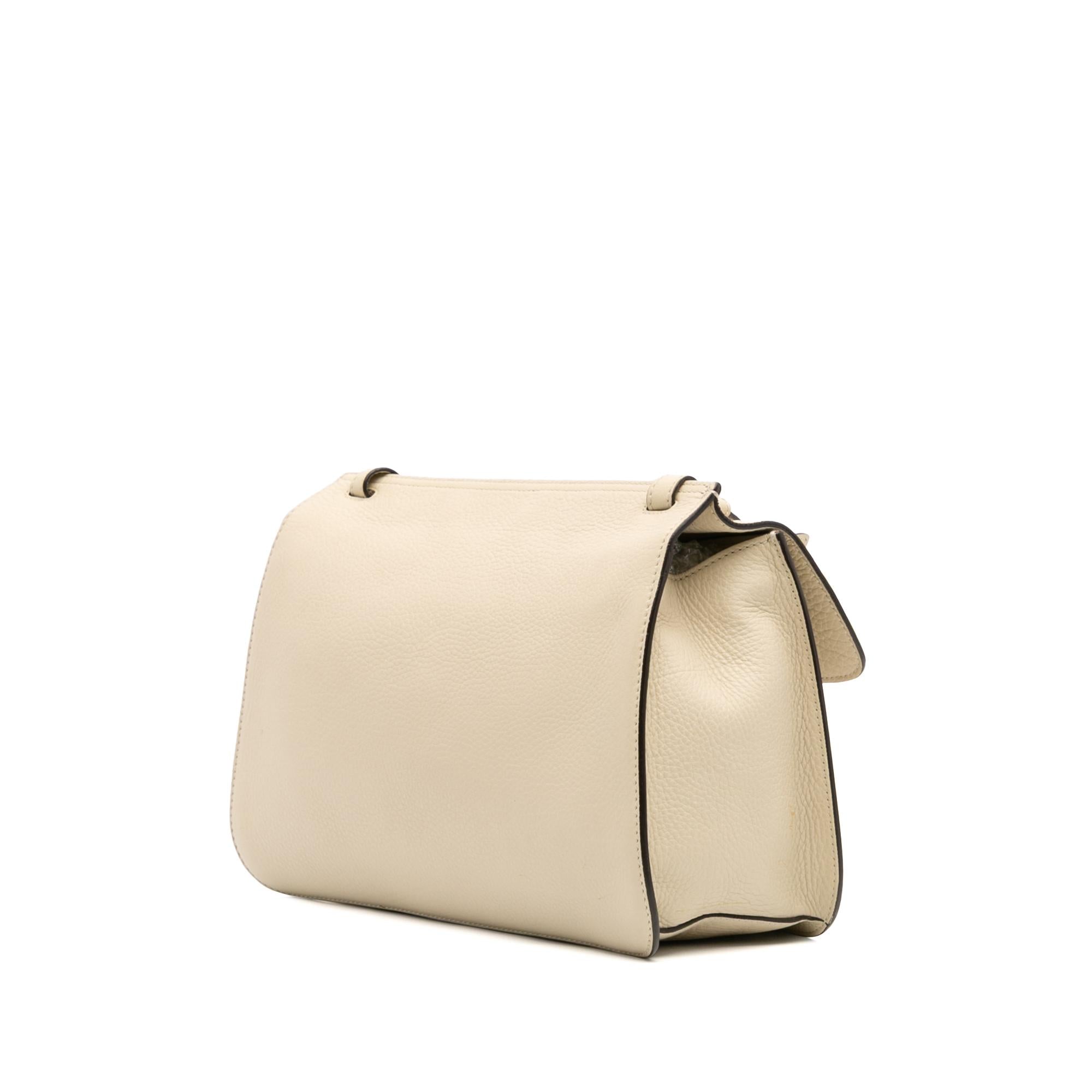 Gucci Medium Leather Bamboo Daily Crossbody