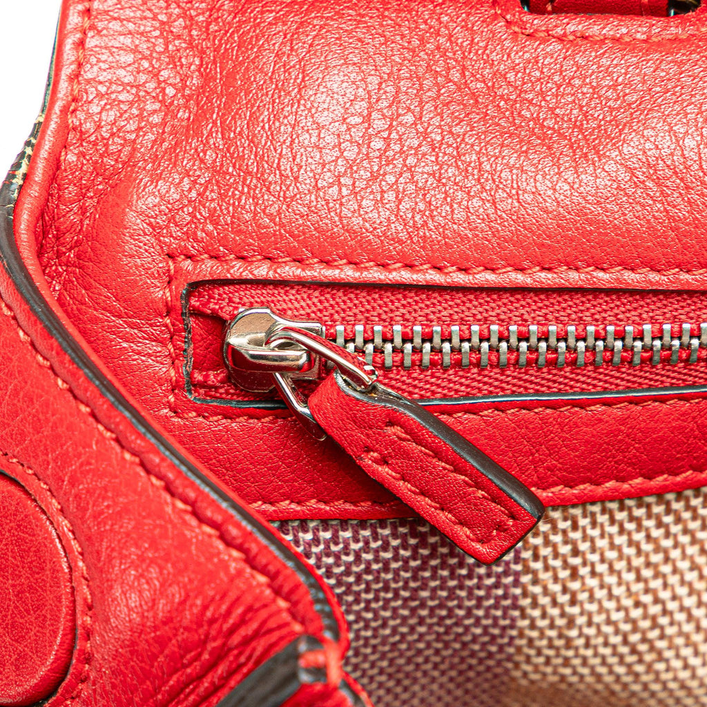 Gucci Medium Leather Bamboo Daily Satchel