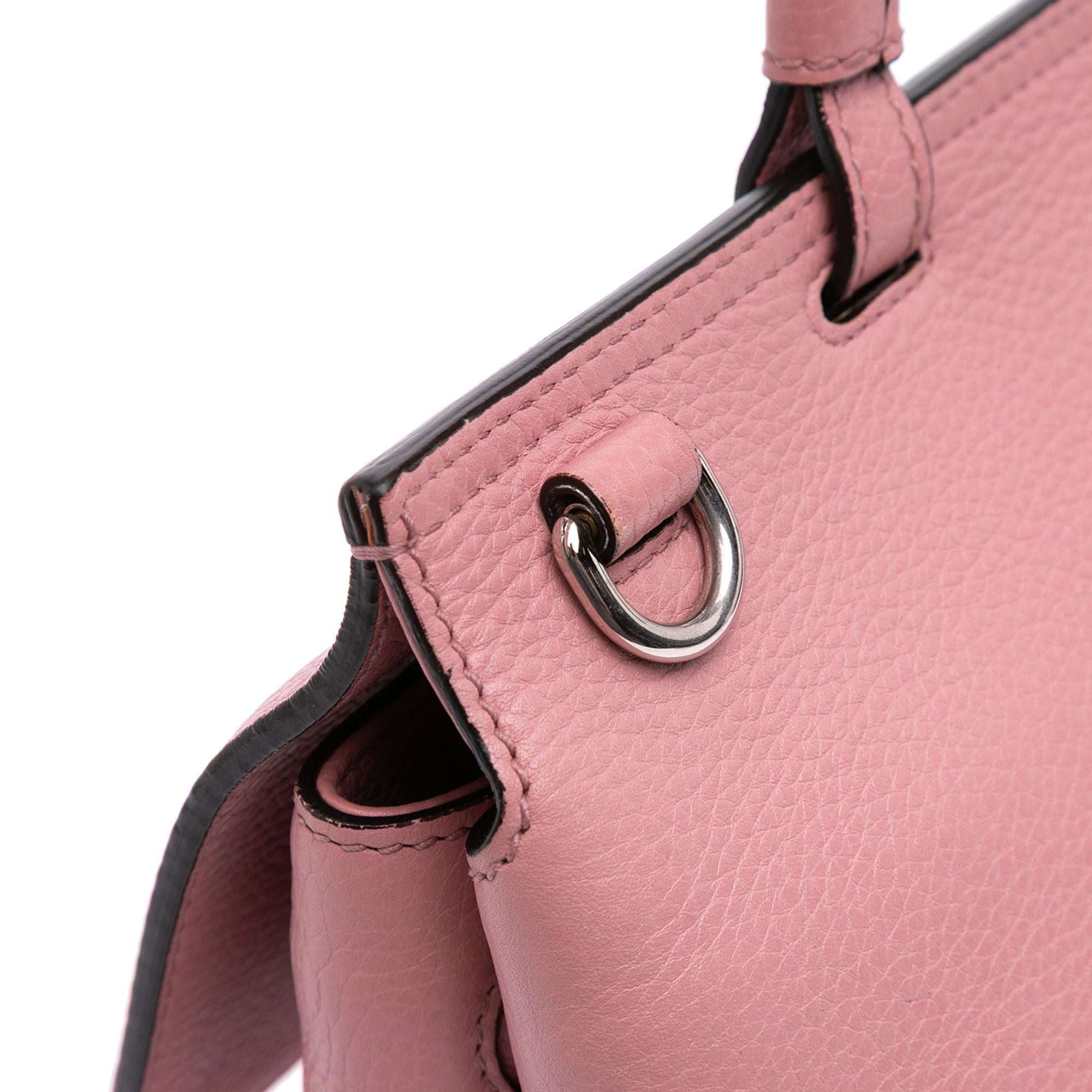 Gucci Medium Leather Bamboo Daily Satchel