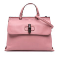 Gucci Medium Leather Bamboo Daily Satchel