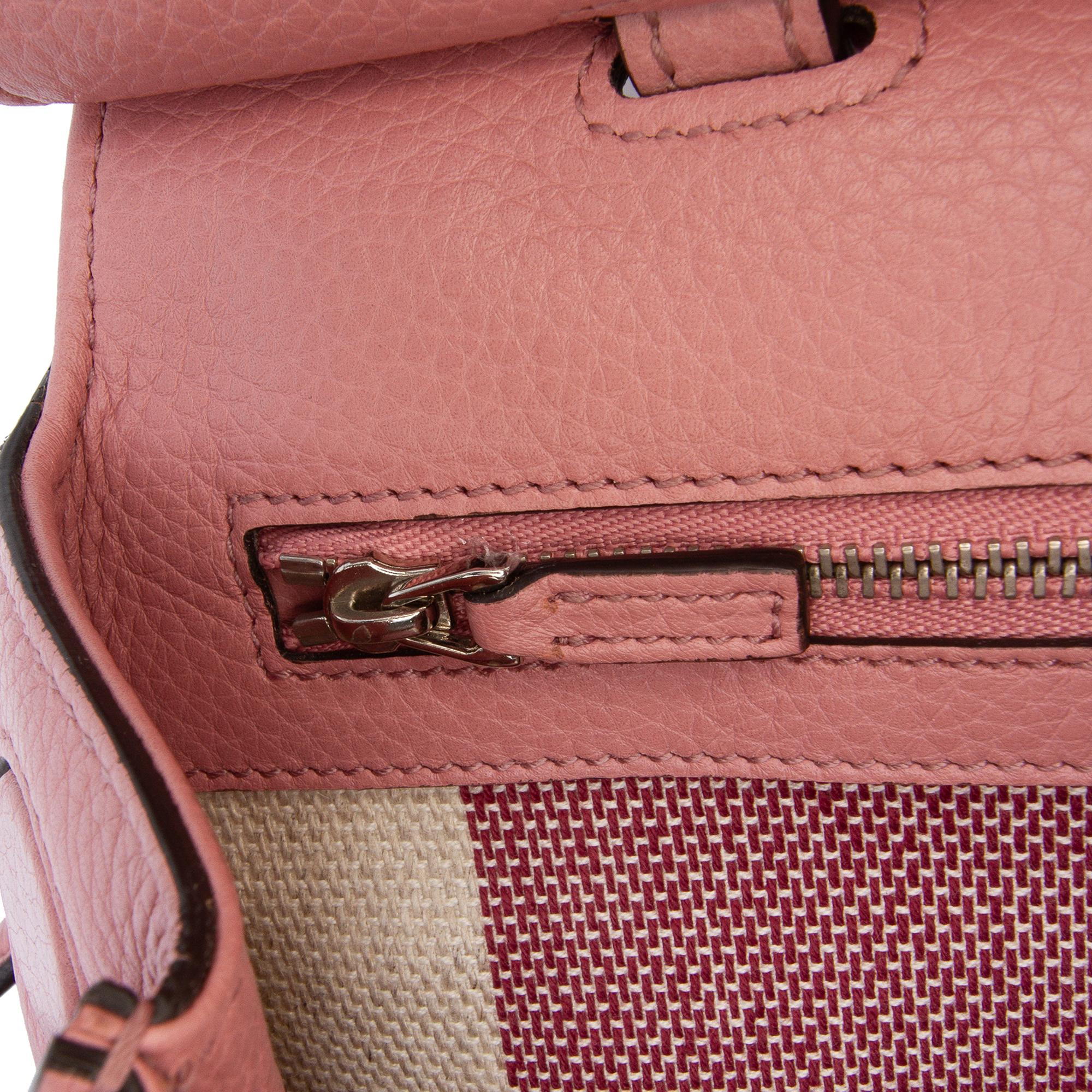 Gucci Medium Leather Bamboo Daily Satchel