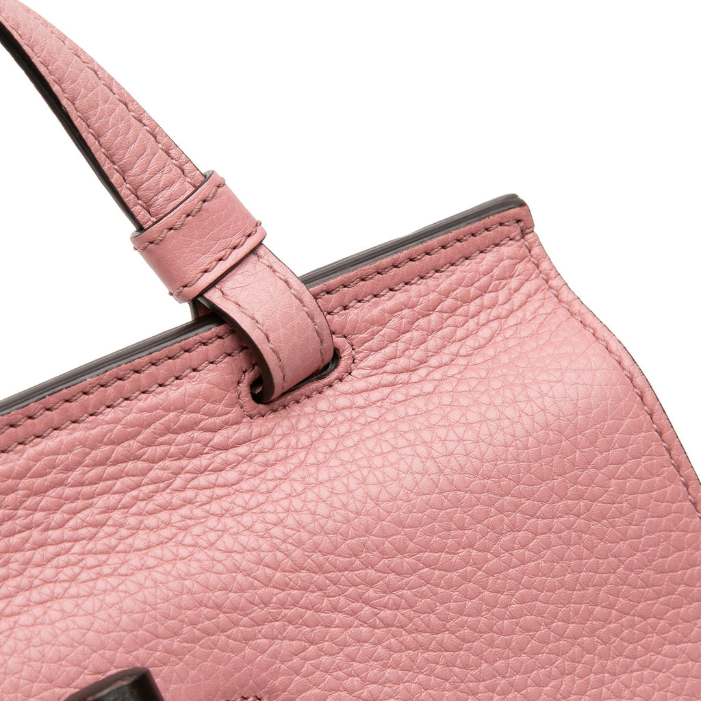 Gucci Medium Leather Bamboo Daily Satchel