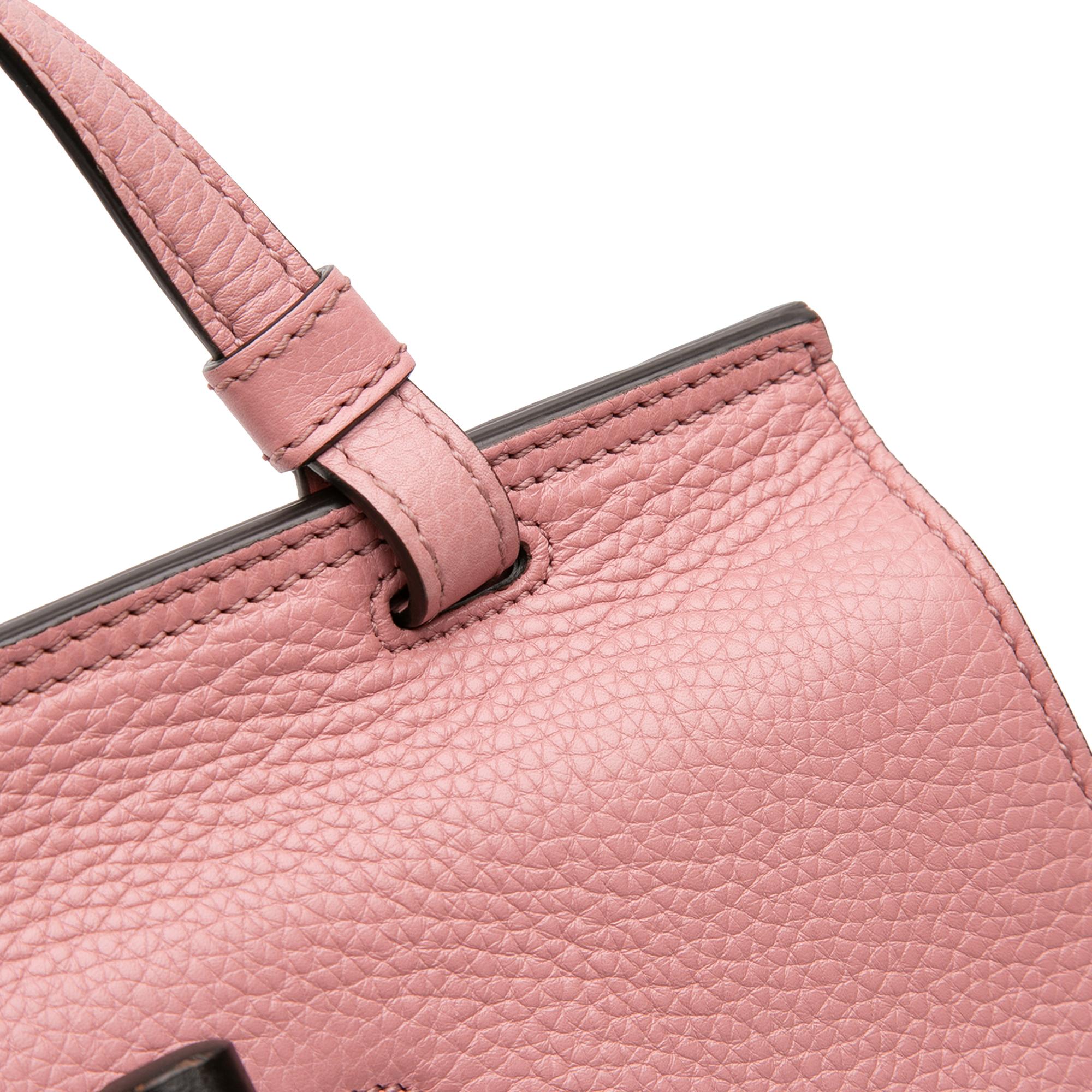 Gucci Medium Leather Bamboo Daily Satchel