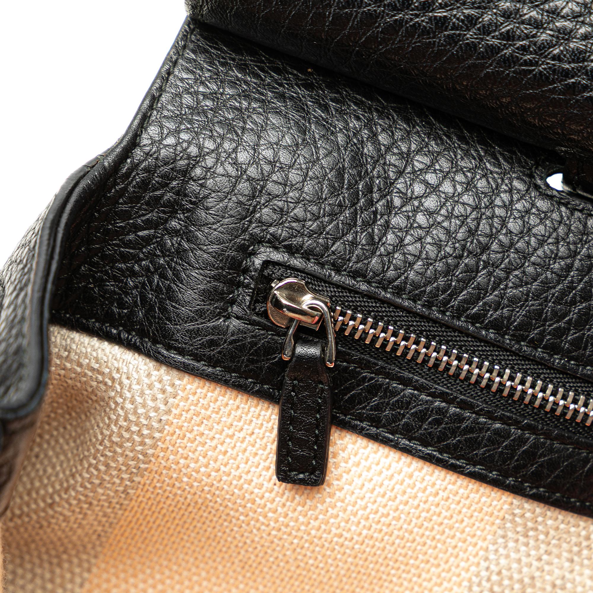 Gucci Medium Leather Bamboo Daily Satchel