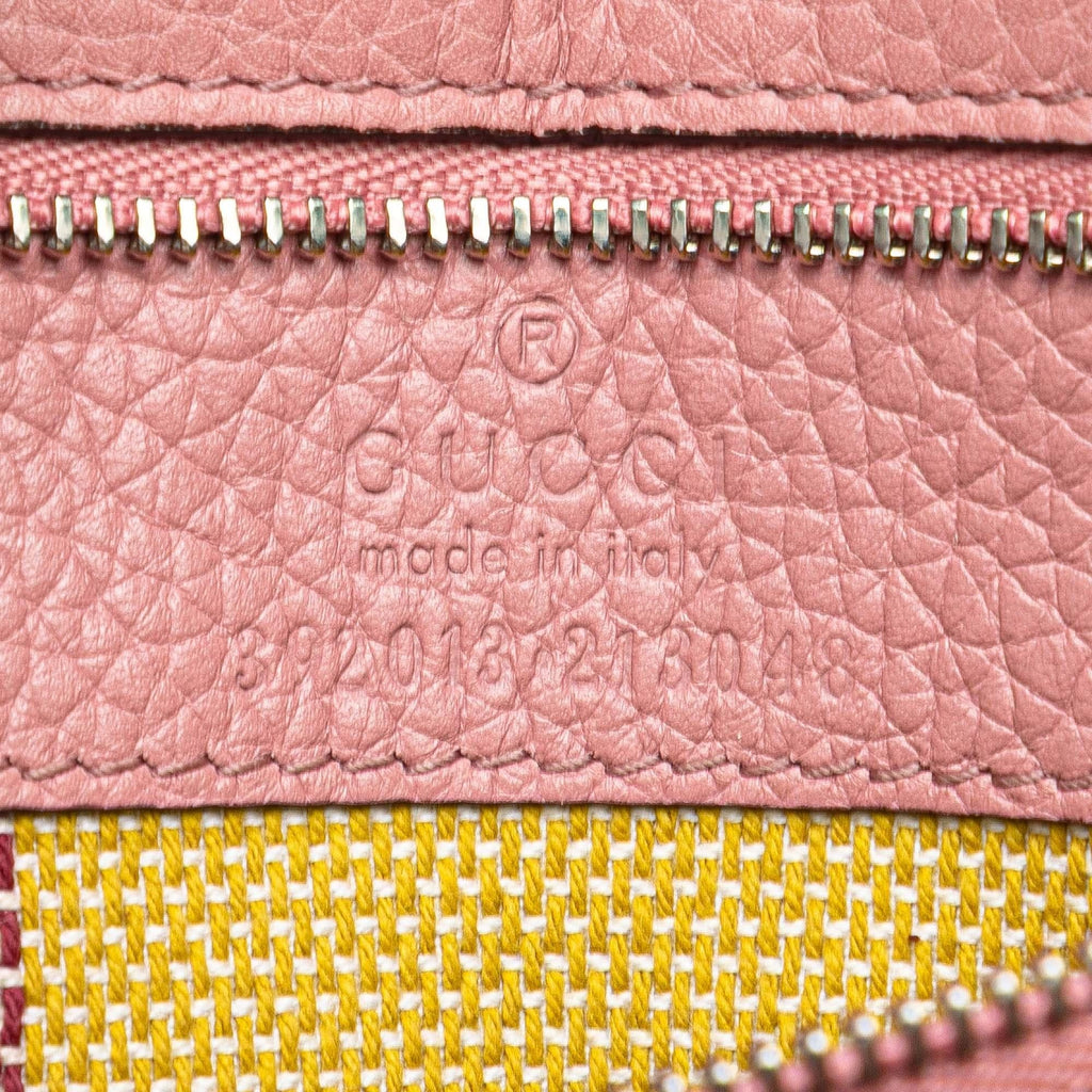 Gucci Medium Leather Bamboo Daily Satchel