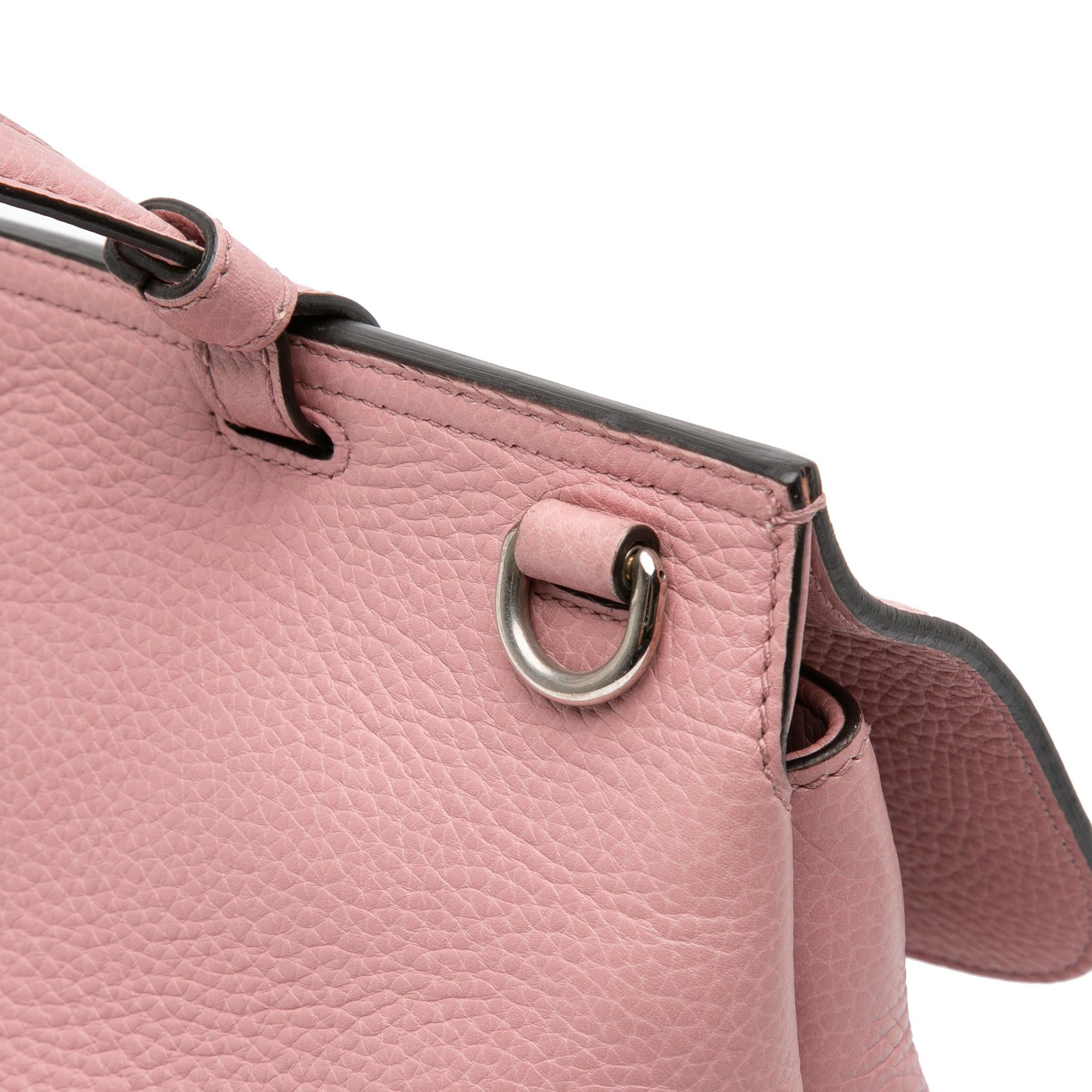 Gucci Medium Leather Bamboo Daily Satchel