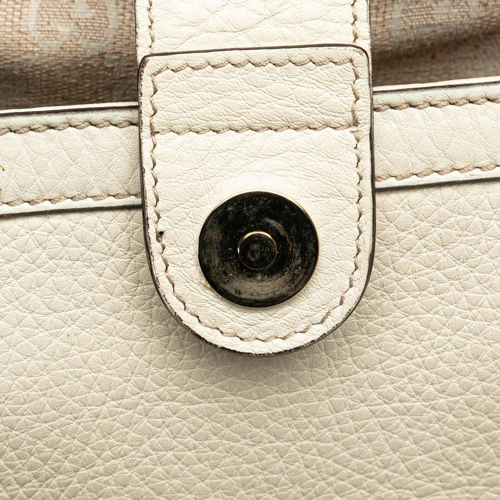 Gucci Medium Leather Bamboo Diana Tote