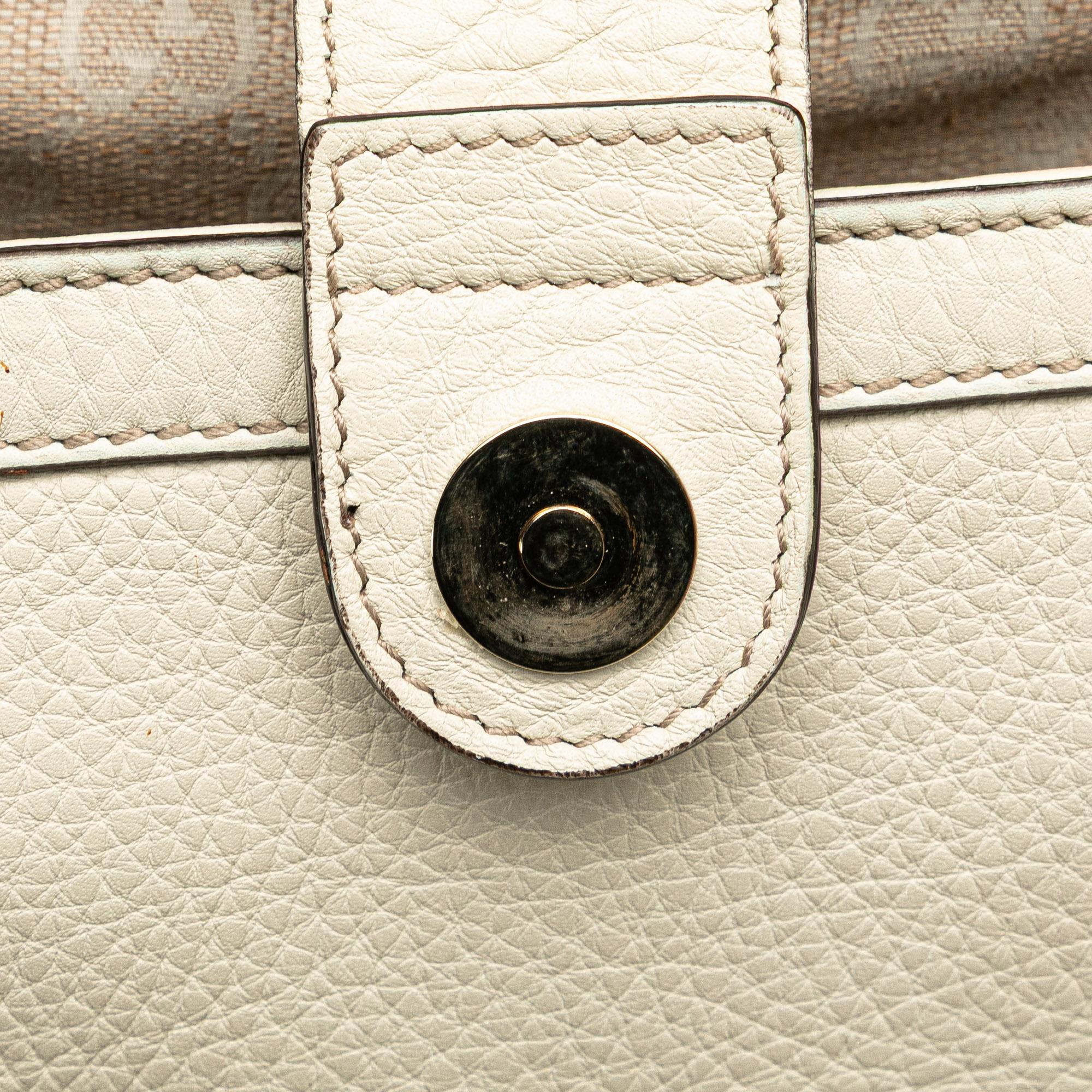 Gucci Medium Leather Bamboo Diana Tote