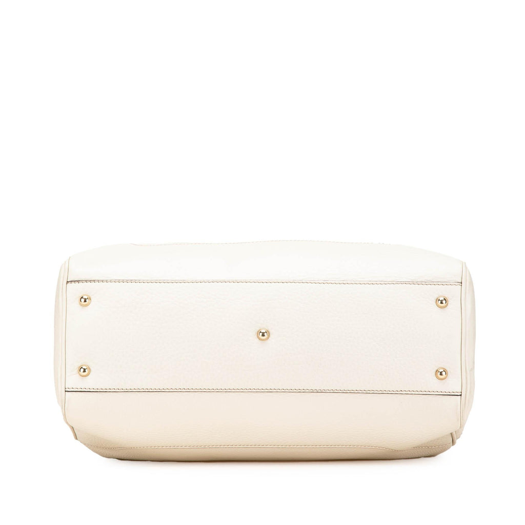 Gucci Medium Leather Bamboo Diana Tote