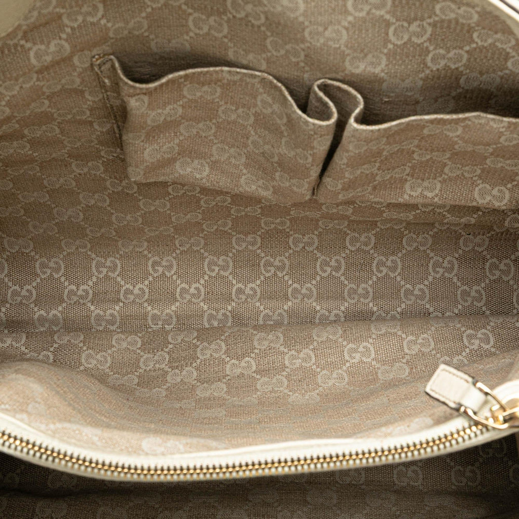 Gucci Medium Leather Bamboo Diana Tote