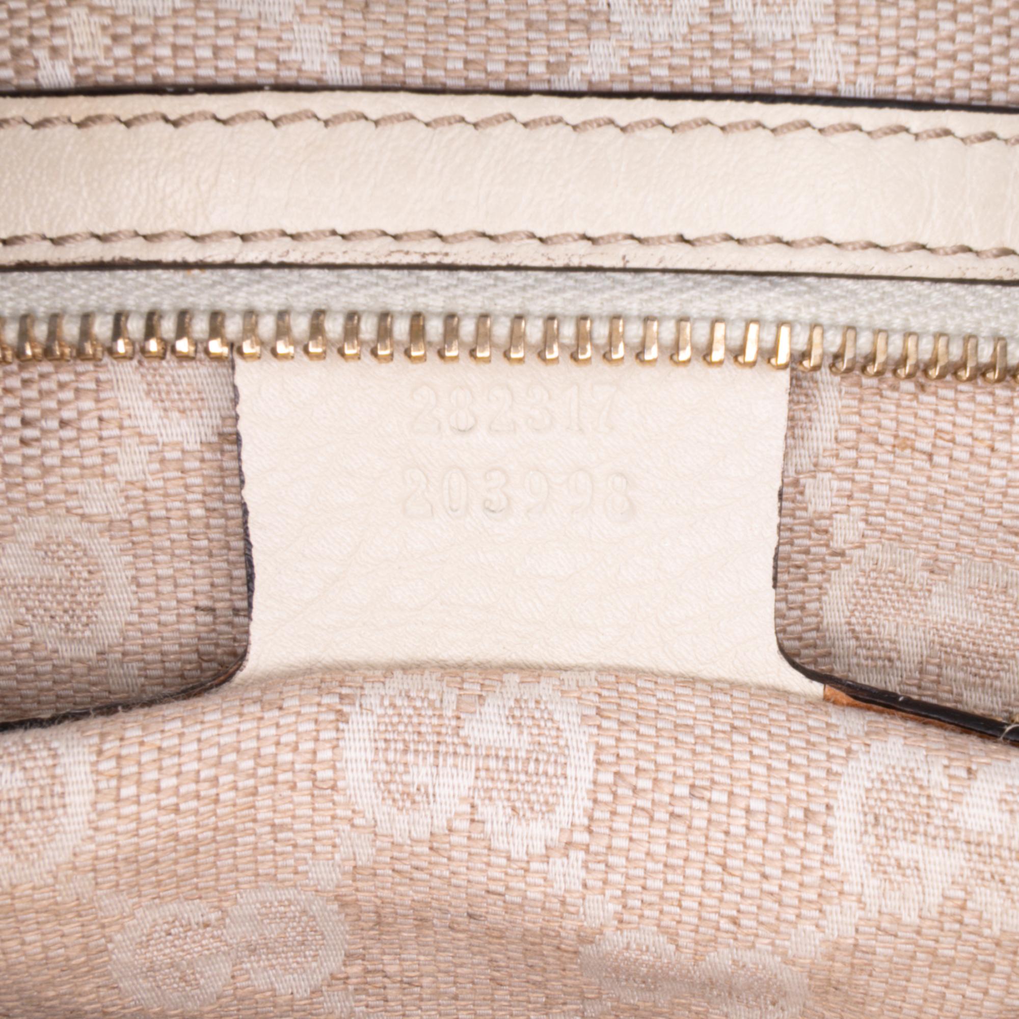 Gucci Medium Leather Bamboo Diana Tote
