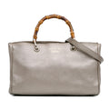 Gucci Medium Leather Bamboo Shopper (SHG-Z5WtXN)