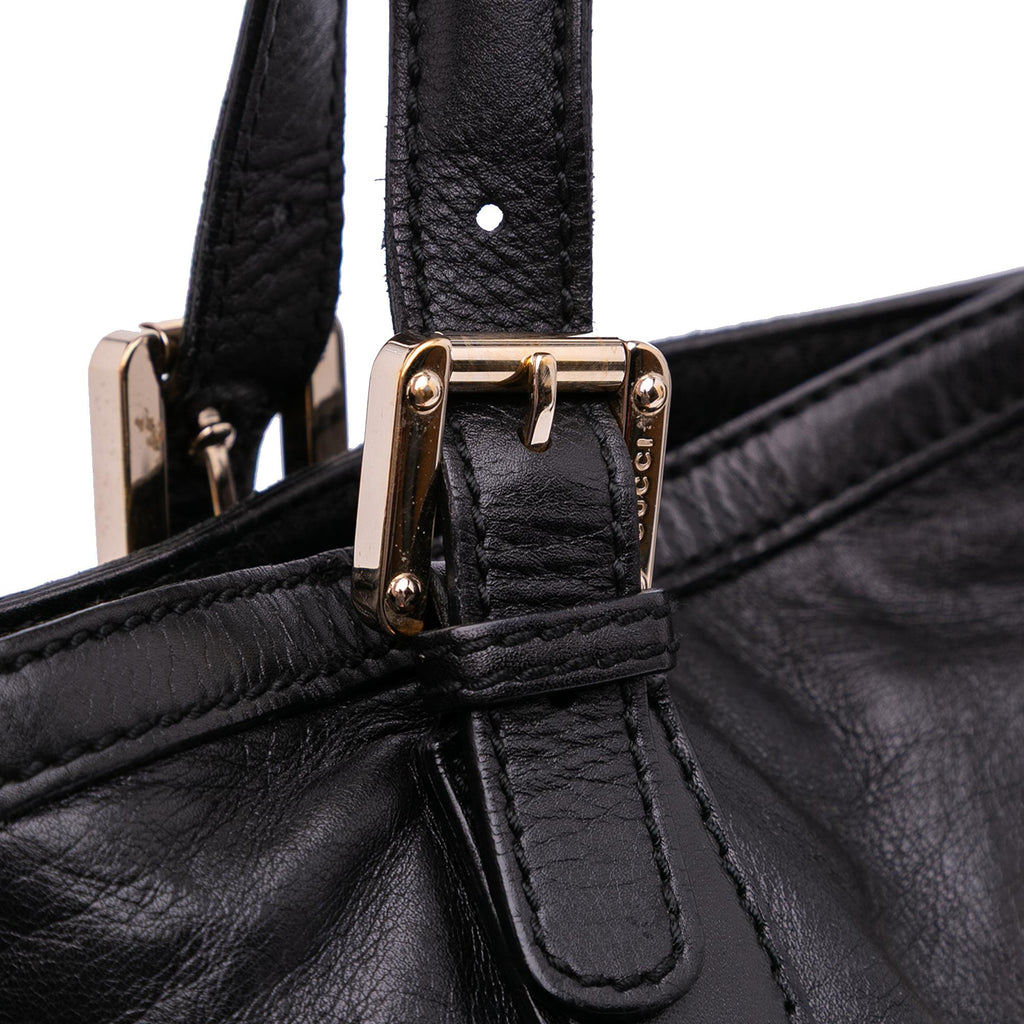 Gucci Medium Leather Britt Satchel