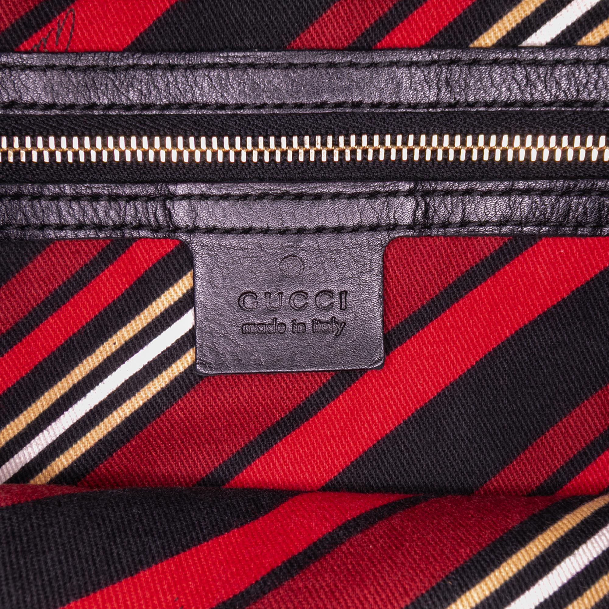 Gucci Medium Leather Britt Satchel