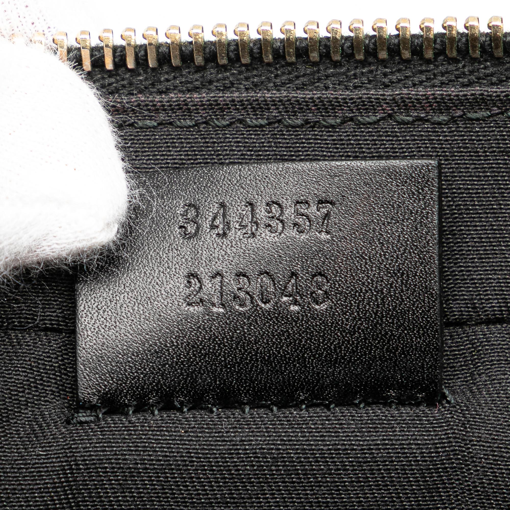 Gucci Medium Leather Diamante Bright Business Bag