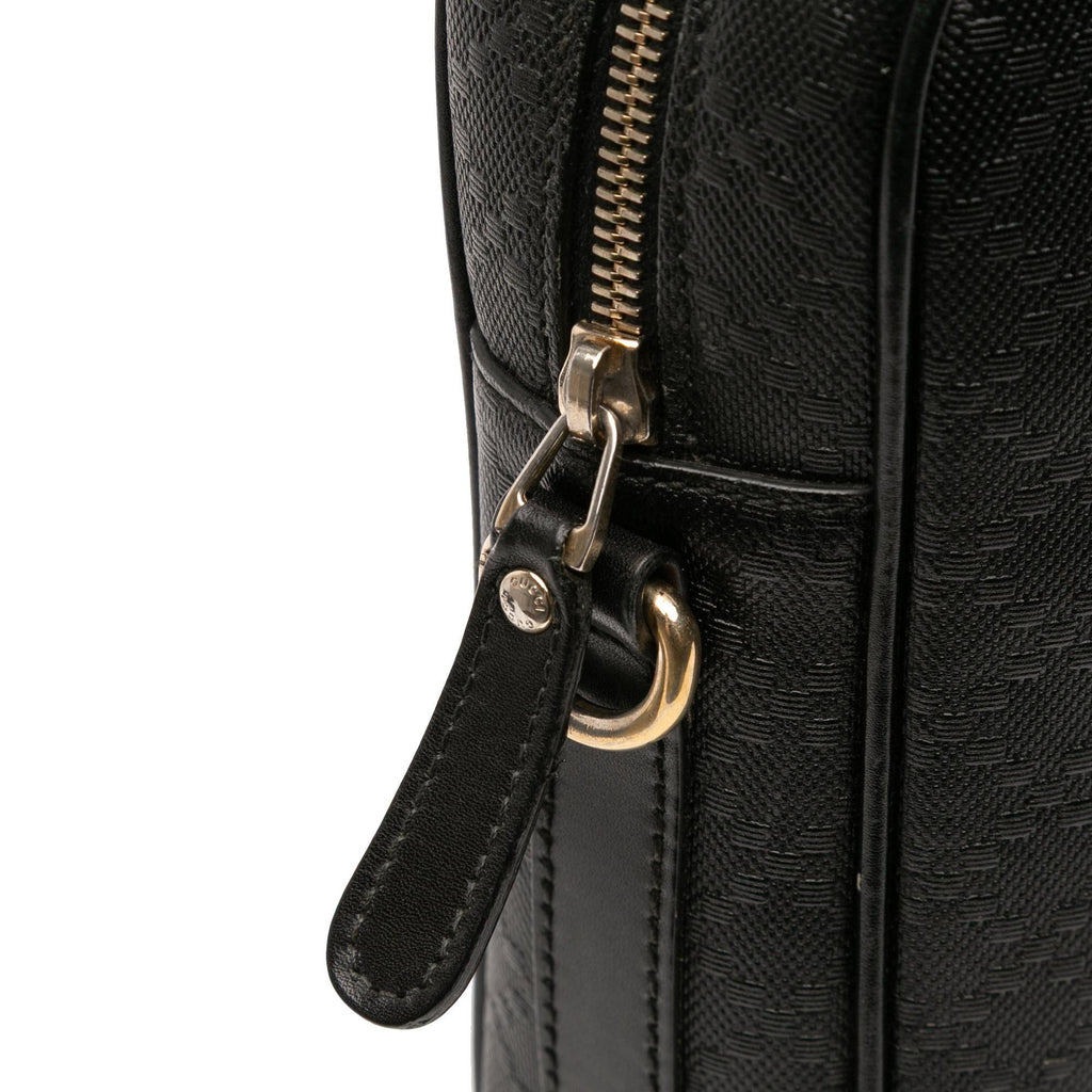 Gucci Medium Leather Diamante Bright Business Bag