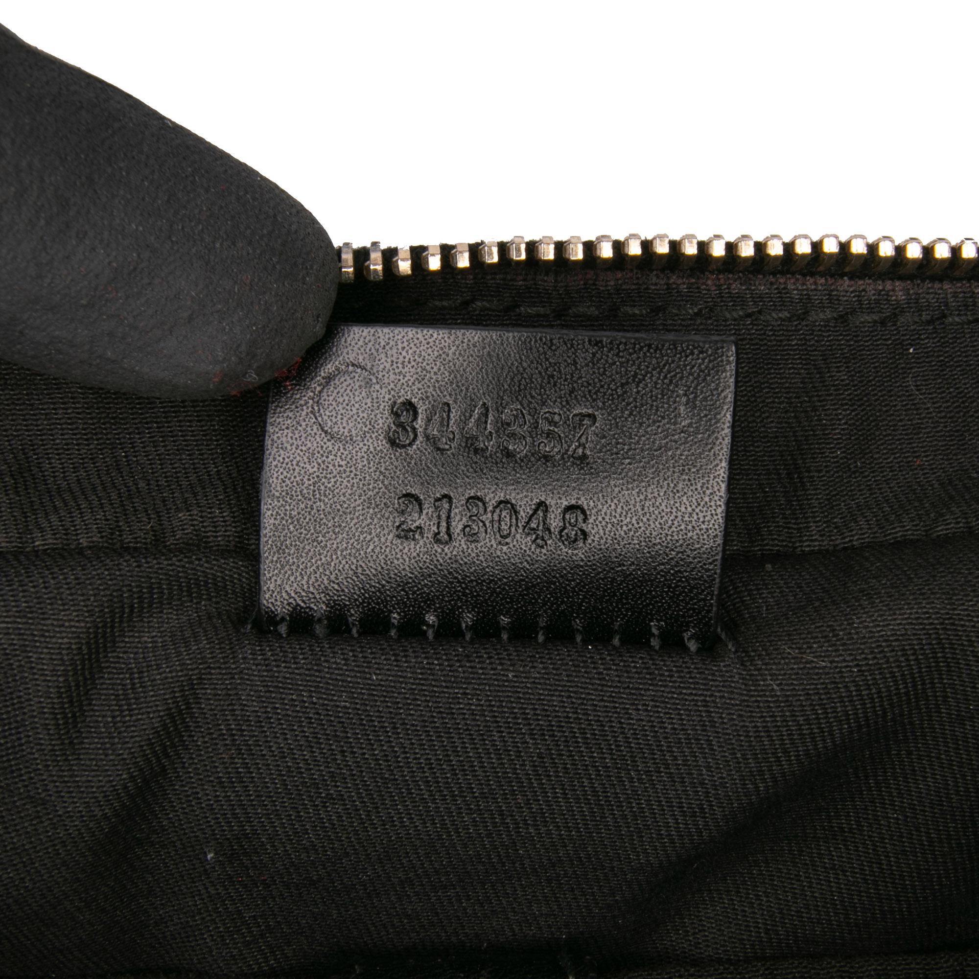 Gucci Medium Leather Diamante Bright Business Bag