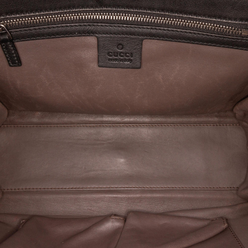 Gucci Medium Leather Dollar Interlocking G Crossbody