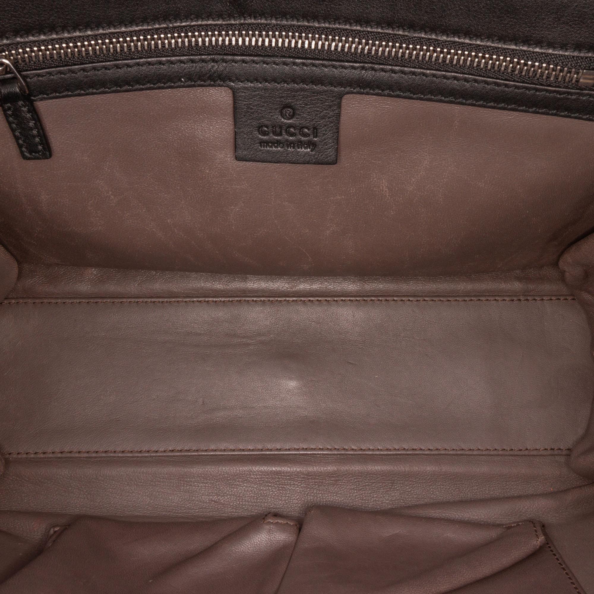 Gucci Medium Leather Dollar Interlocking G Crossbody