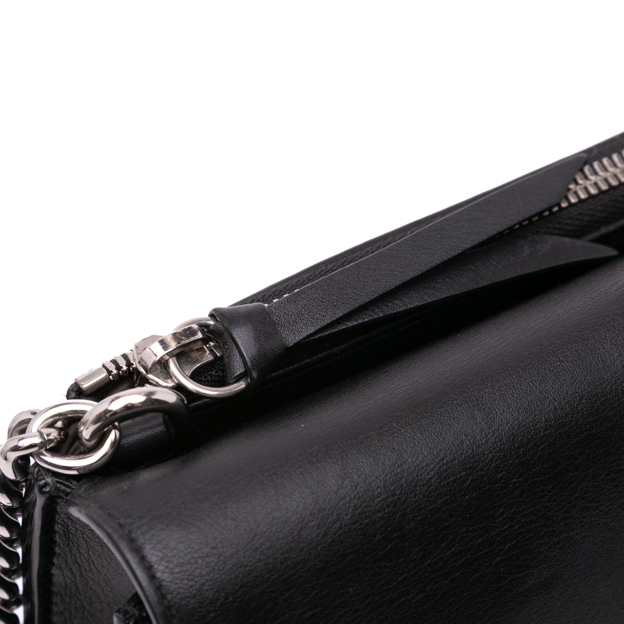 Gucci Medium Leather Dollar Interlocking G Crossbody
