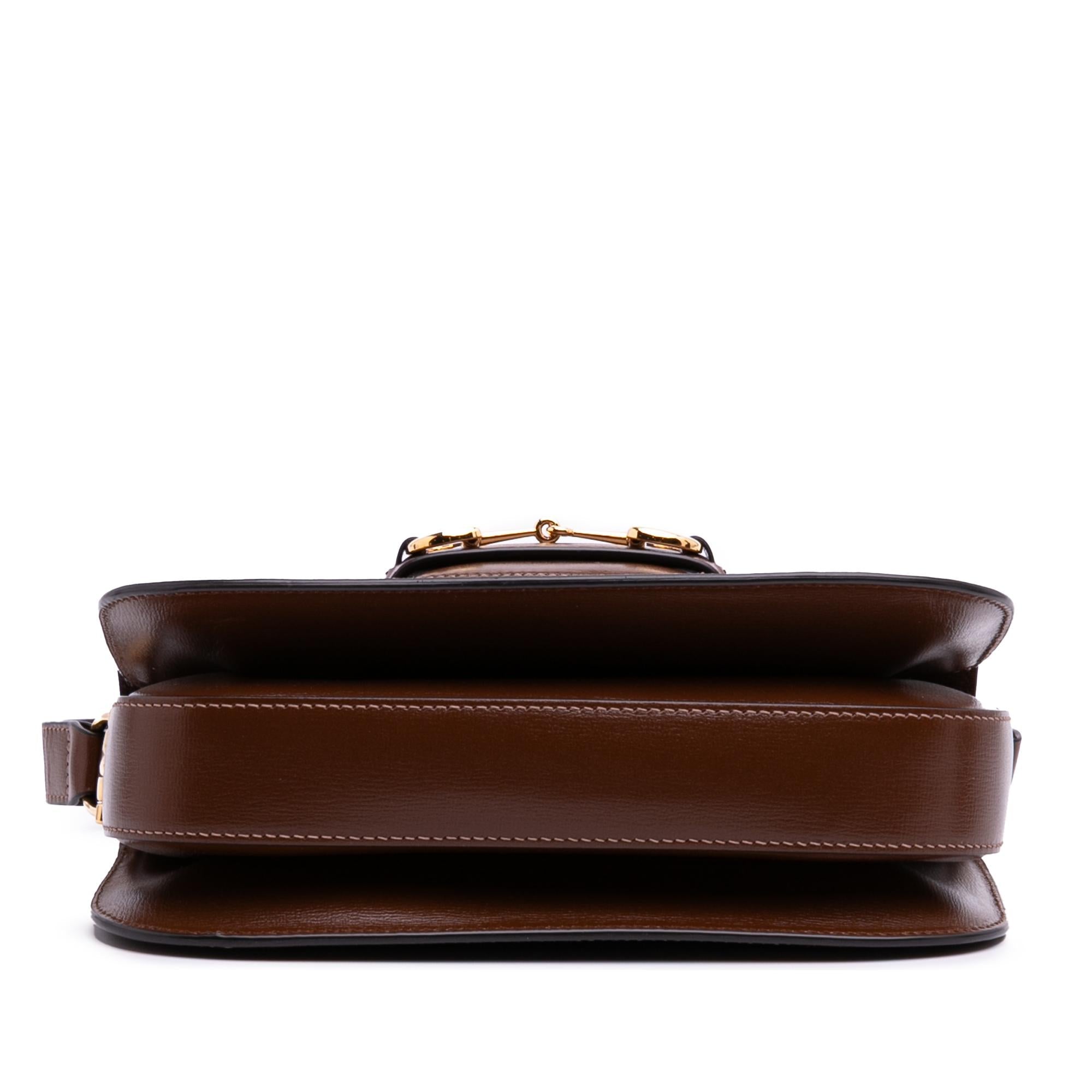 Gucci Medium Leather Horsebit 1955 Shoulder Bag