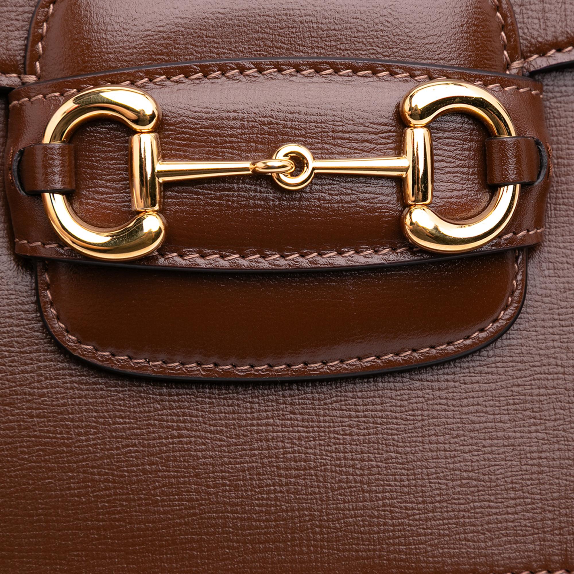 Gucci Medium Leather Horsebit 1955 Shoulder Bag