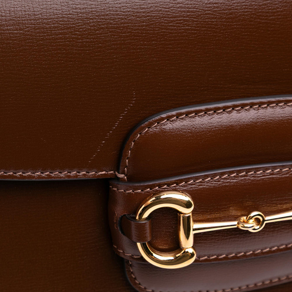 Gucci Medium Leather Horsebit 1955 Shoulder Bag