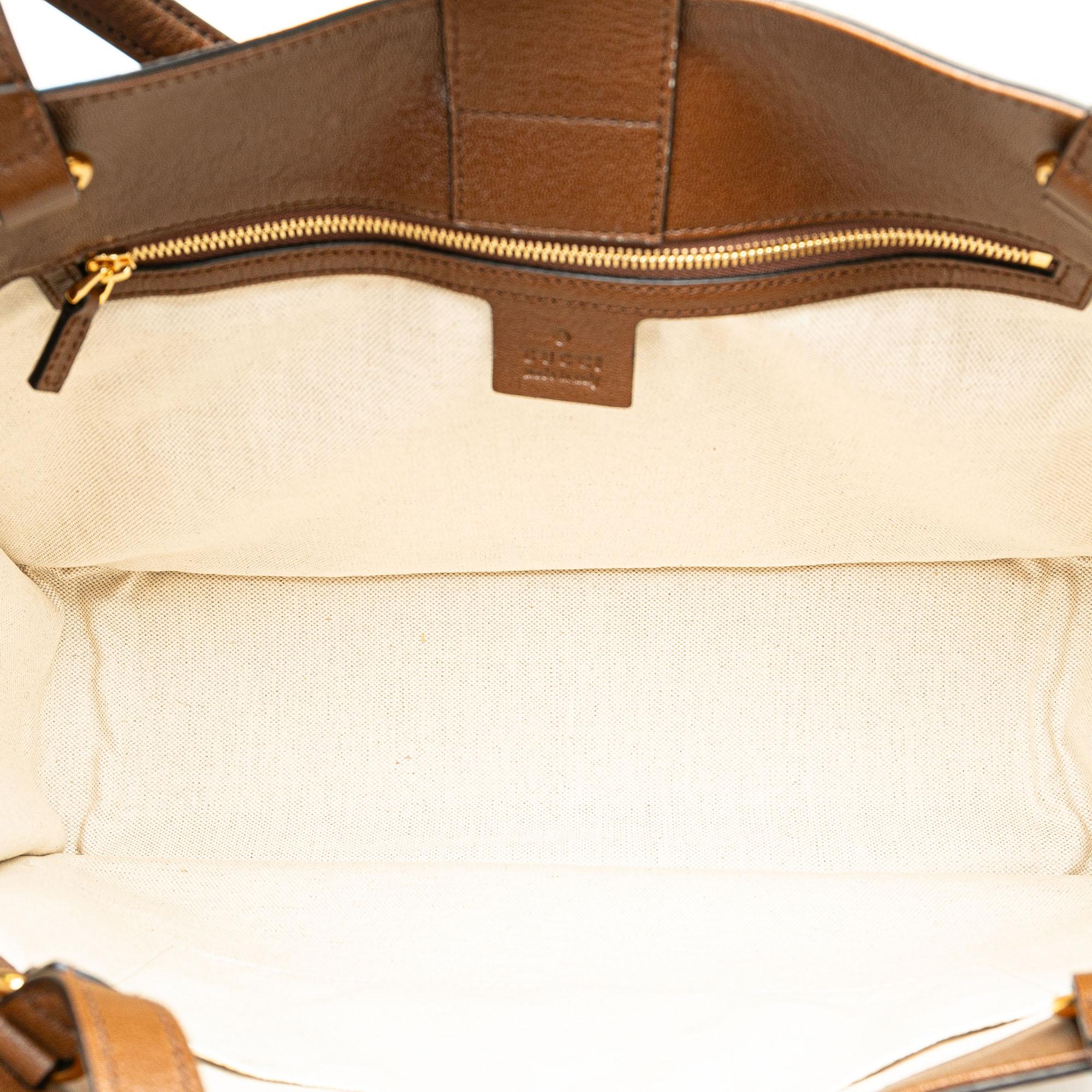 Gucci Medium Leather Horsebit 1955 Tote