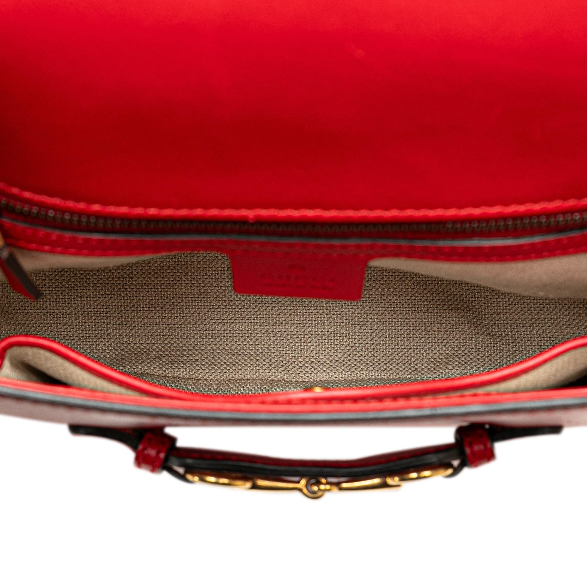 Gucci Medium Leather Lady Web Crossbody