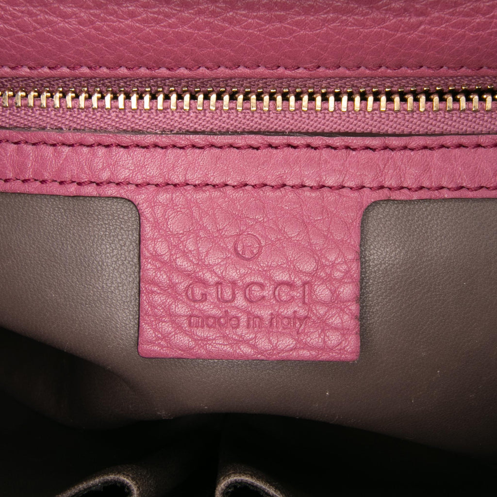 Gucci Medium Leather Miss Bamboo Crossbody