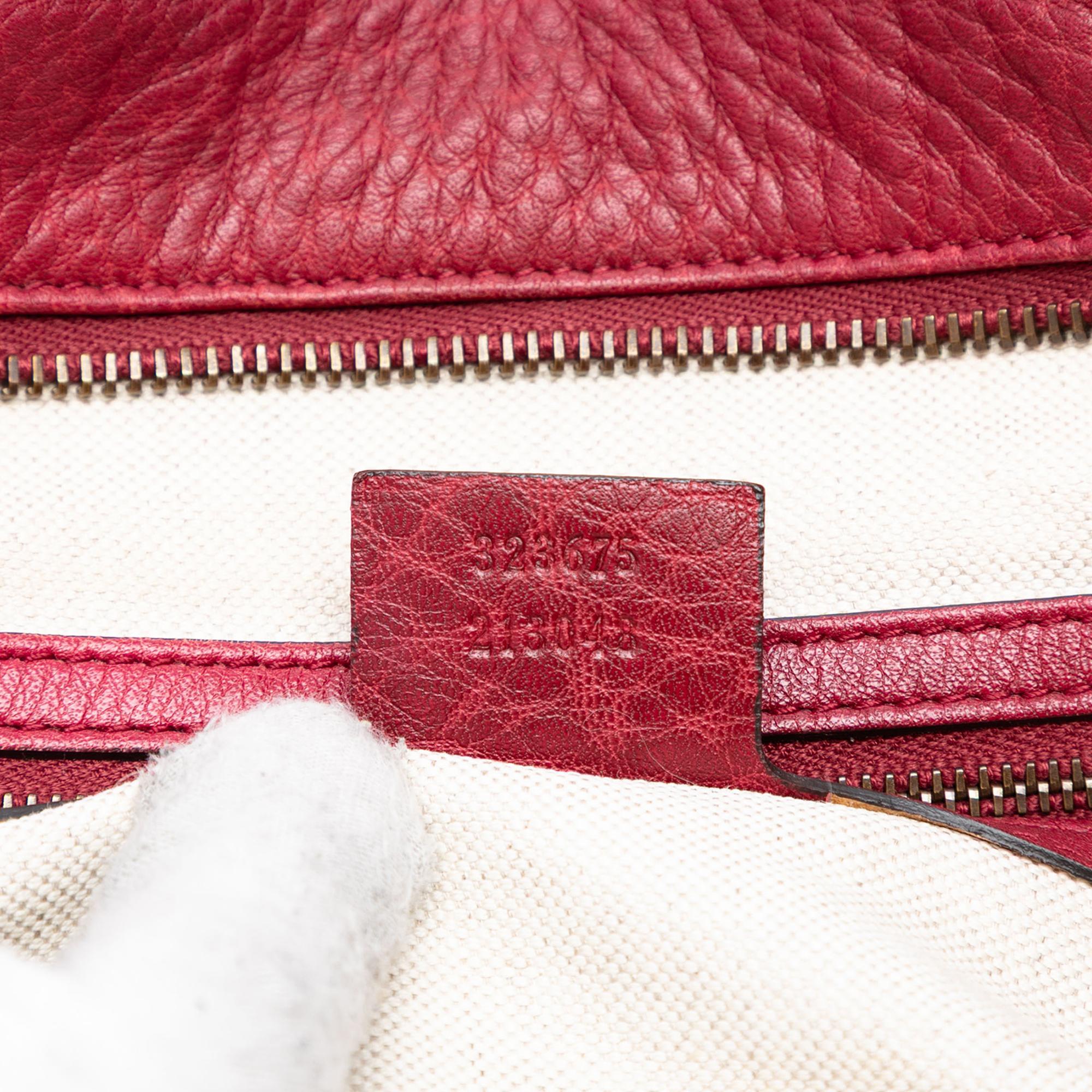 Gucci Medium Leather Miss GG Satchel