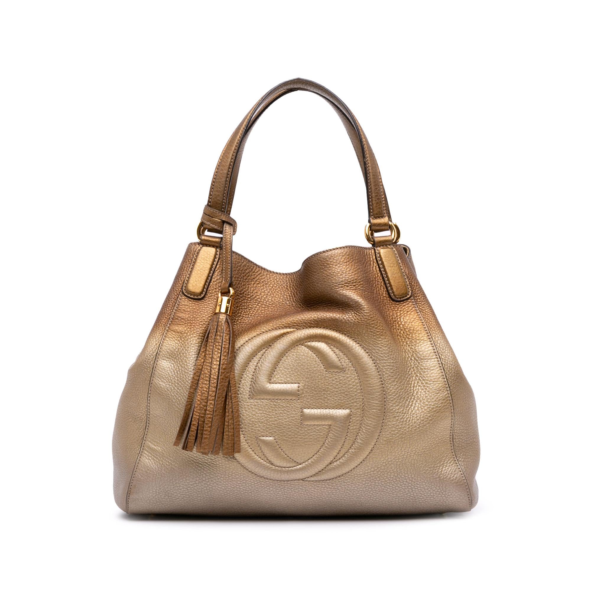 Gucci Medium Leather Ombre Soho Cellarius Tote