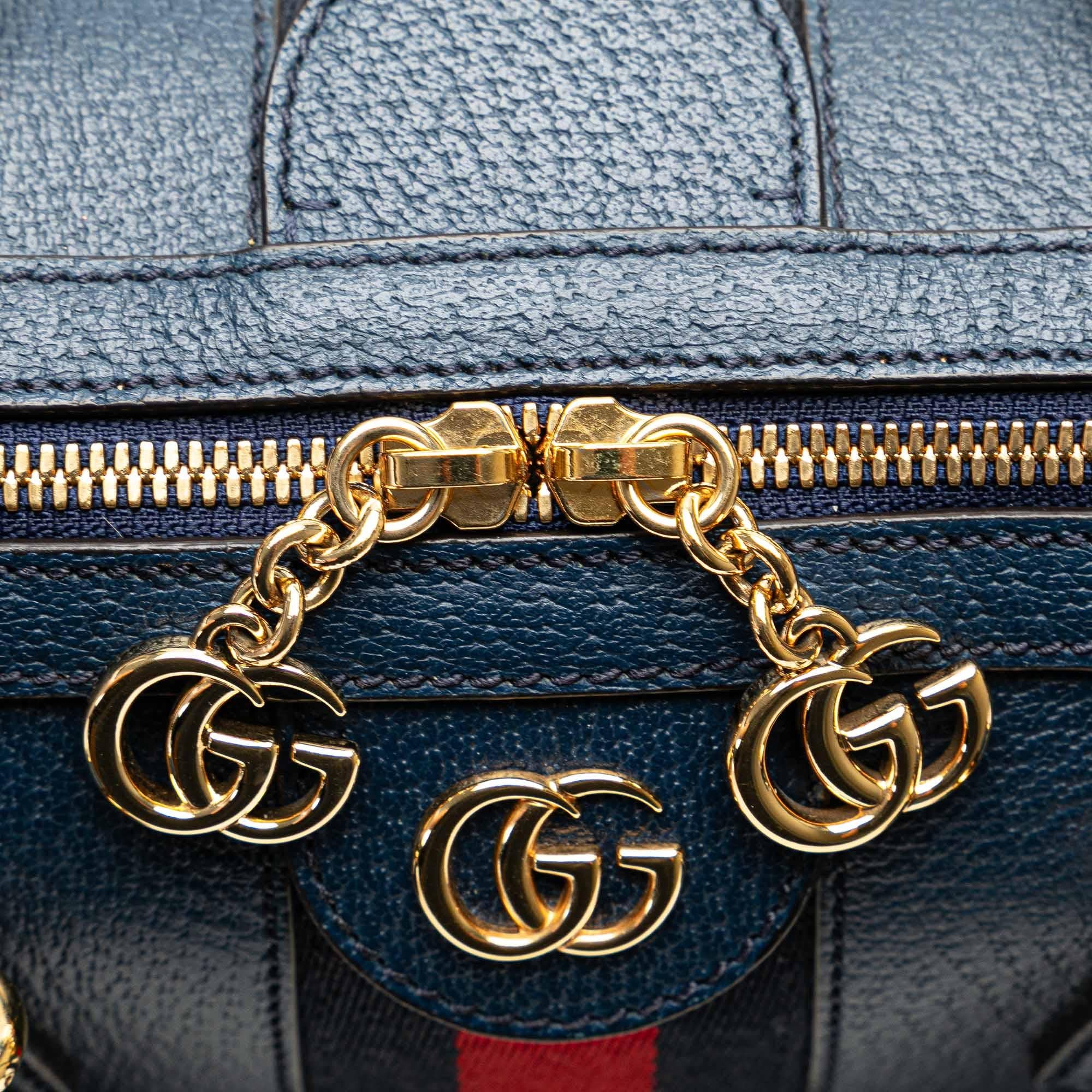 Gucci Medium Leather Ophidia Boston (SHG-S6SKIP)