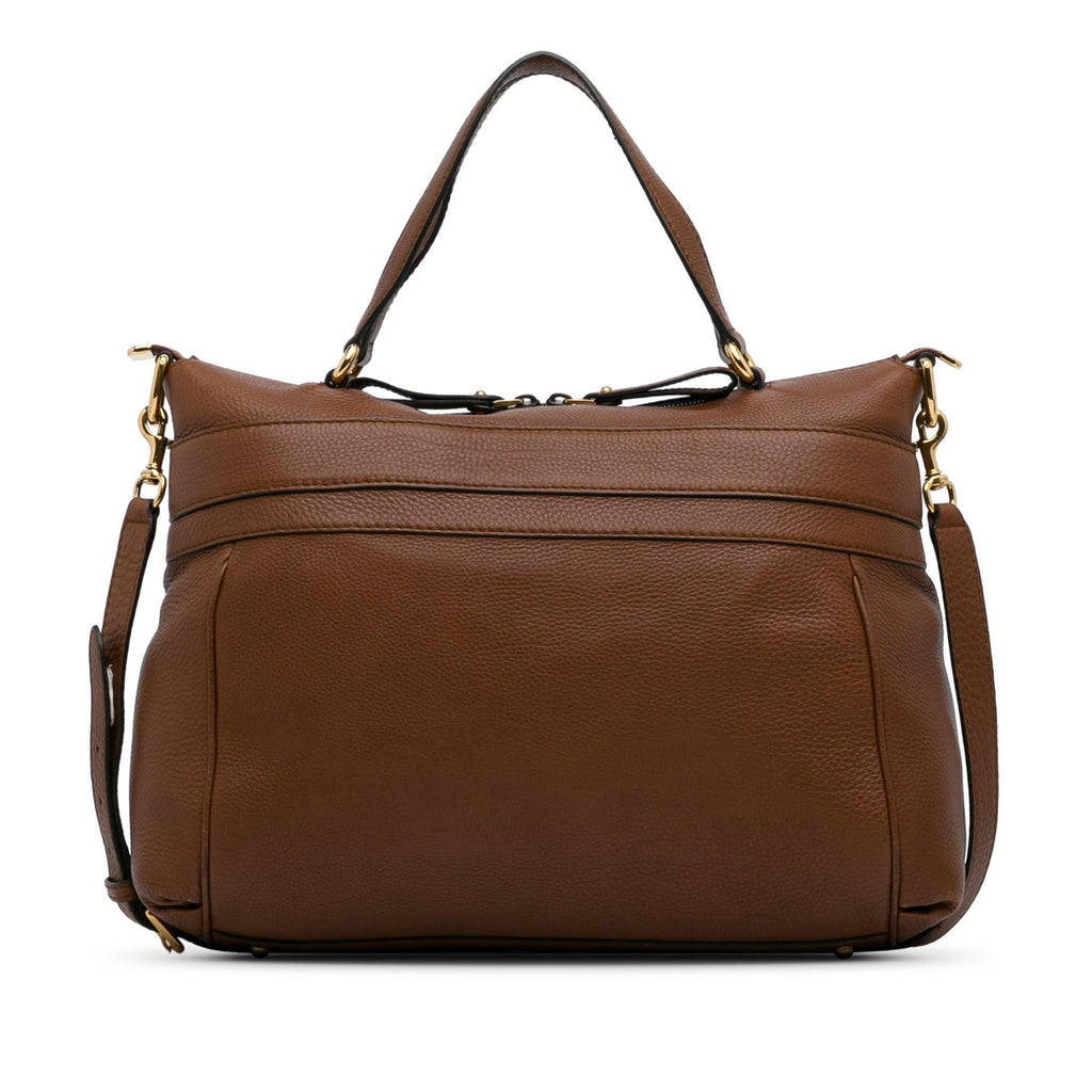 Gucci Medium Leather Ride Top Handle Bag (SHG-ZEr6xw)