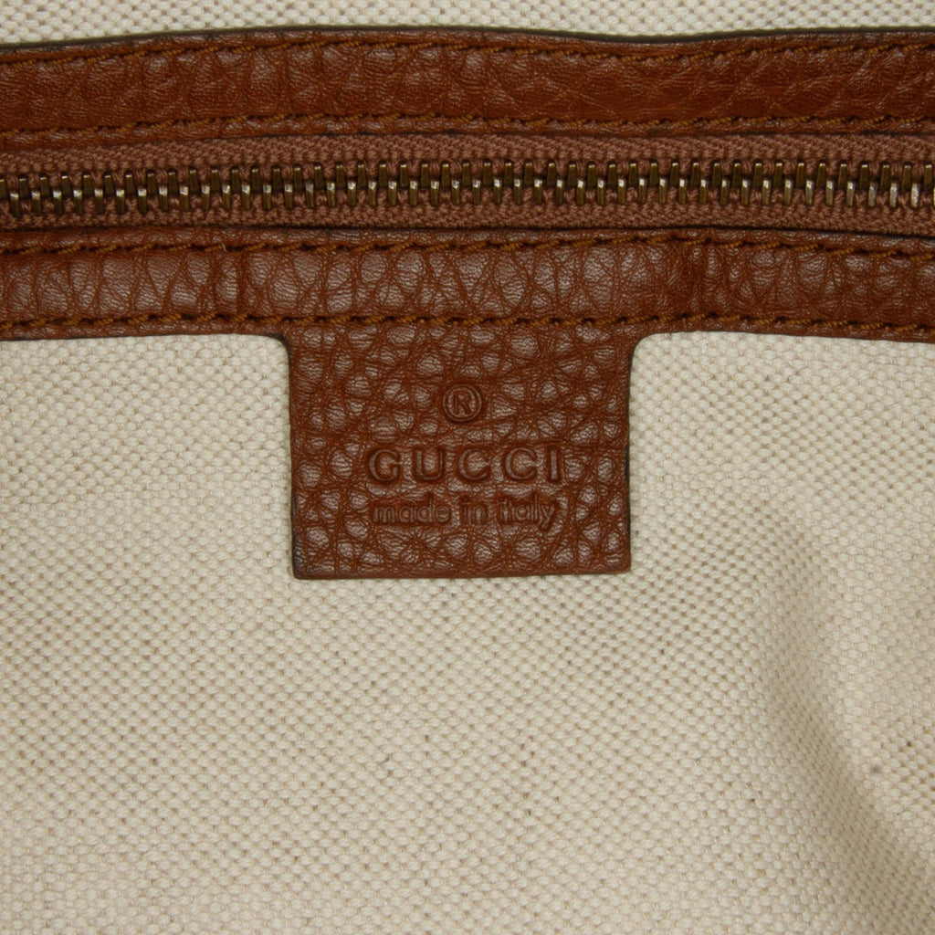 Gucci Medium Leather Ride Top Handle Bag (SHG-ZEr6xw)