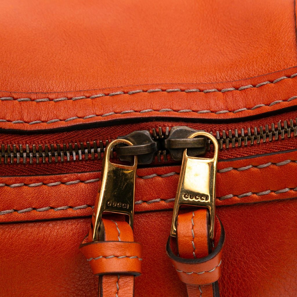Gucci Medium Leather Running Satchel