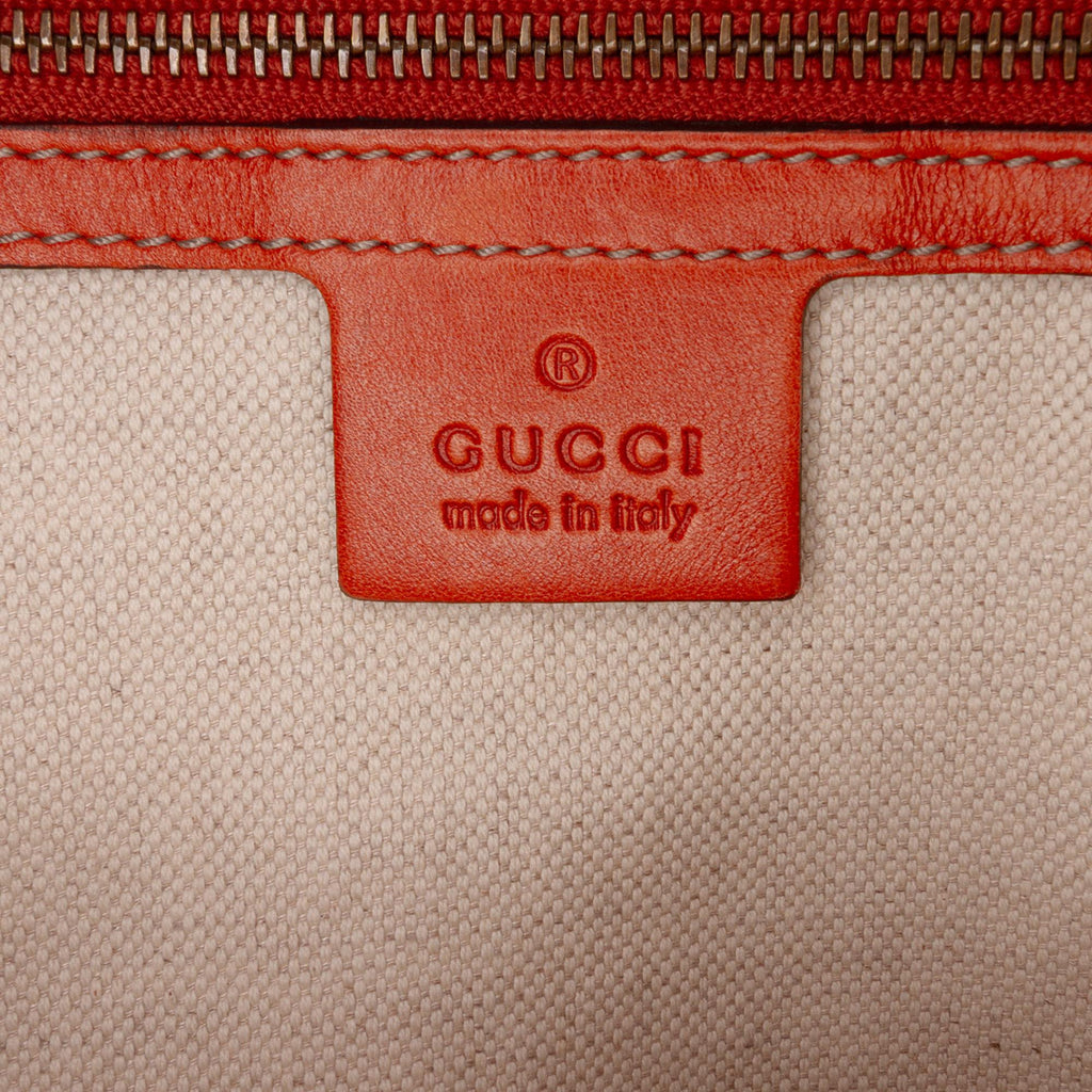 Gucci Medium Leather Running Satchel