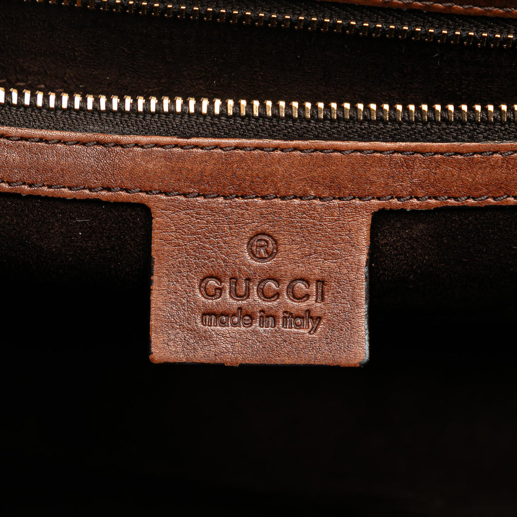 Gucci Medium Leather Snaffle Bit Shoulder Bag (SHG-rIbXIb)