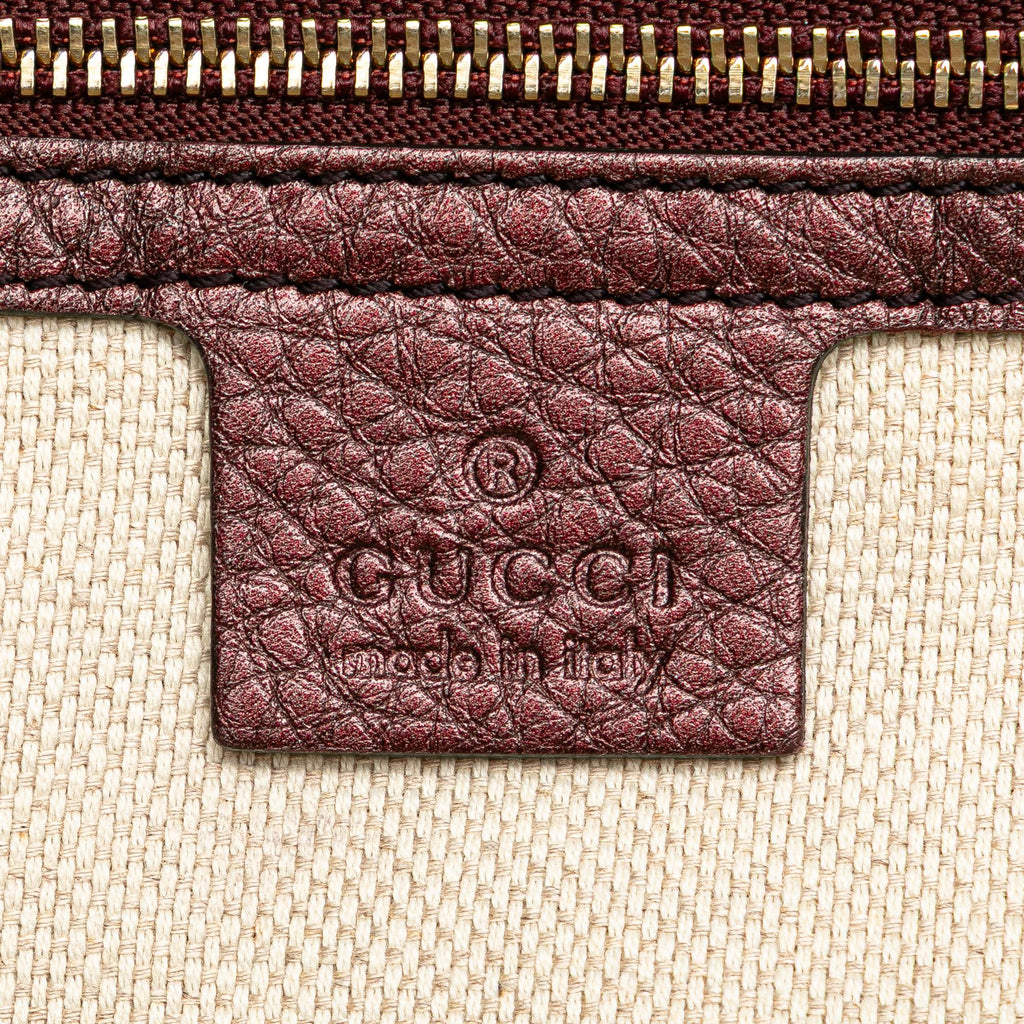 Gucci Medium Leather Soho Cellarius Tote