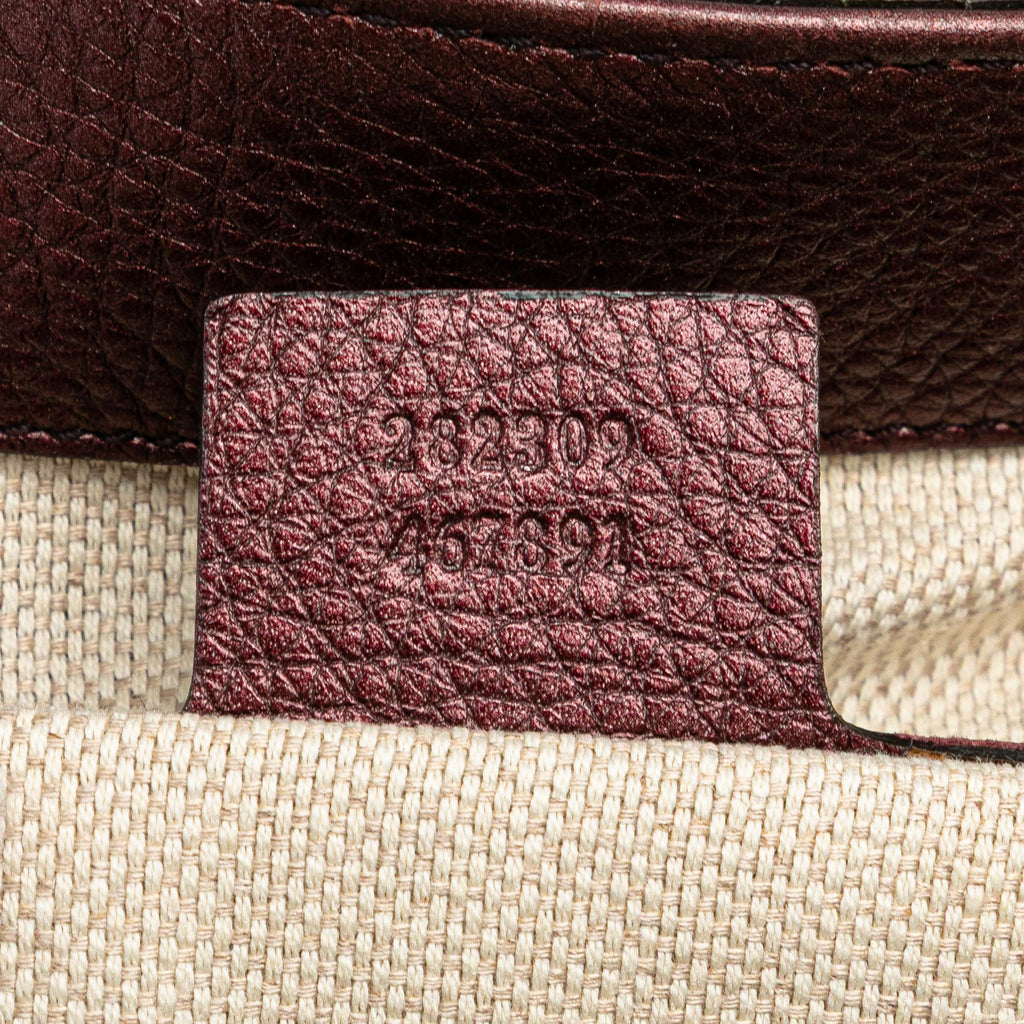 Gucci Medium Leather Soho Cellarius Tote