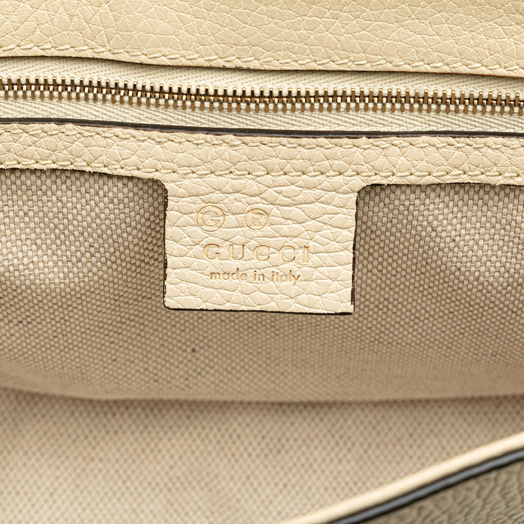 Gucci Medium Leather Soho Chain Flap Crossbody