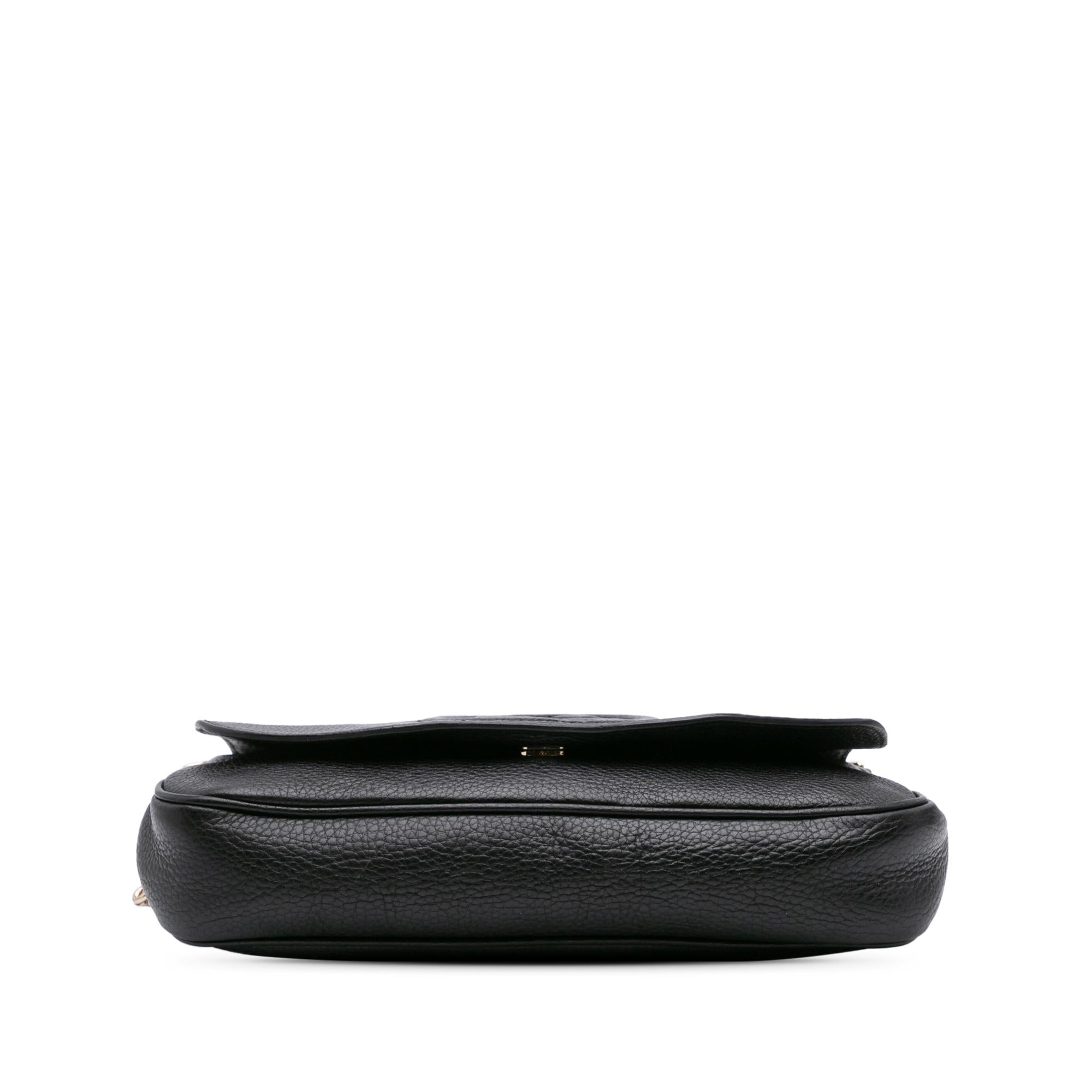 Gucci Medium Leather Soho Chain Flap Crossbody