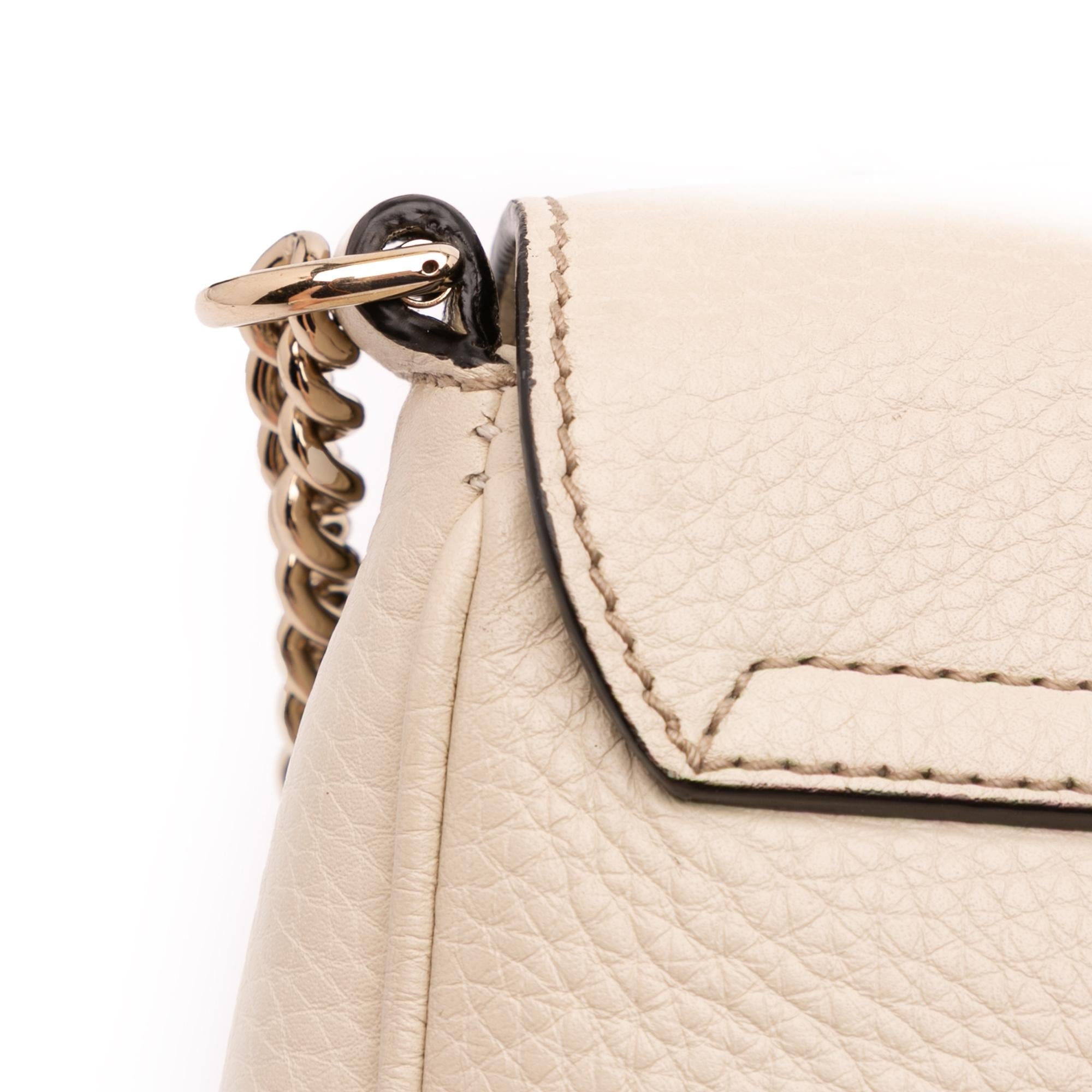 Gucci Medium Leather Soho Chain Flap Crossbody