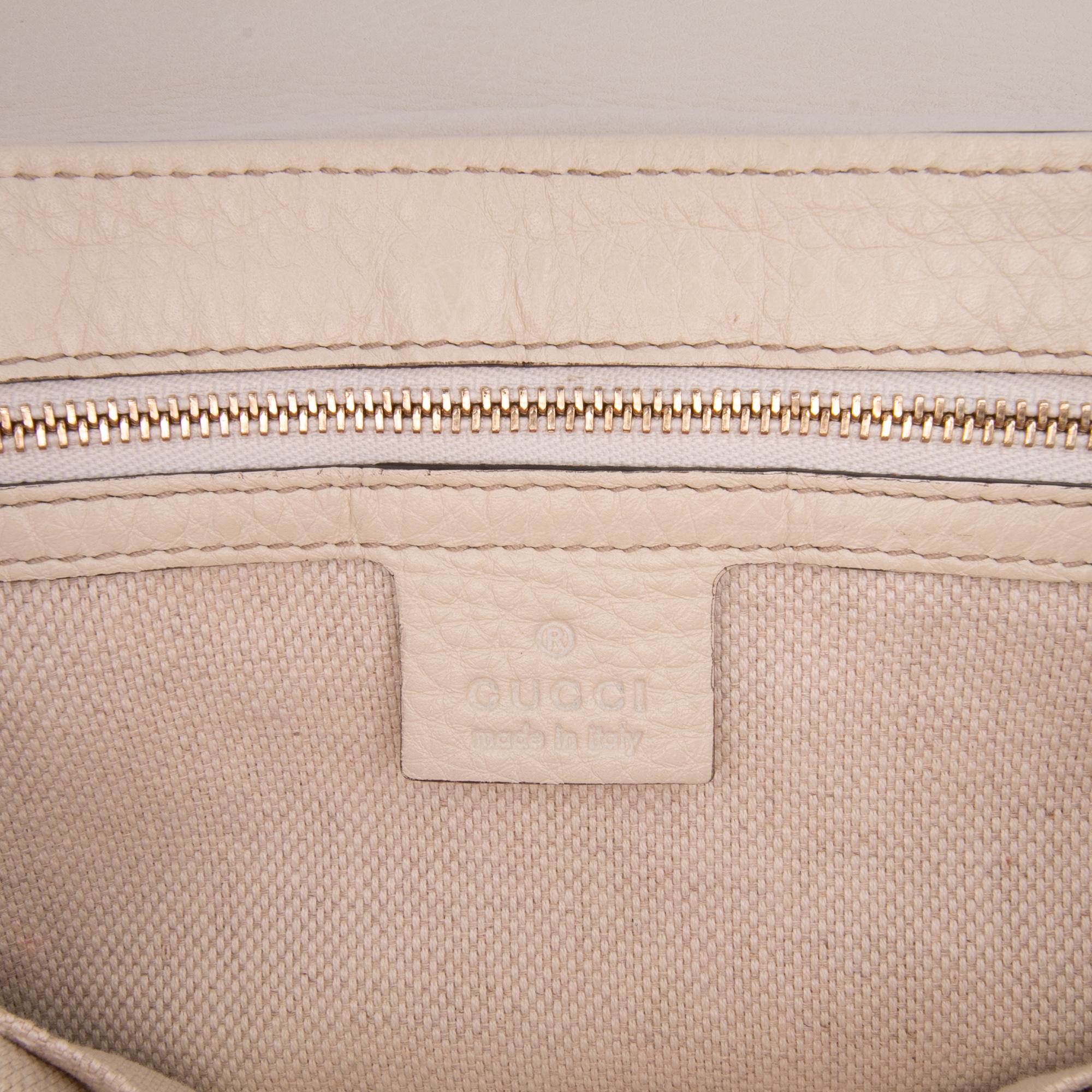 Gucci Medium Leather Soho Chain Flap Crossbody