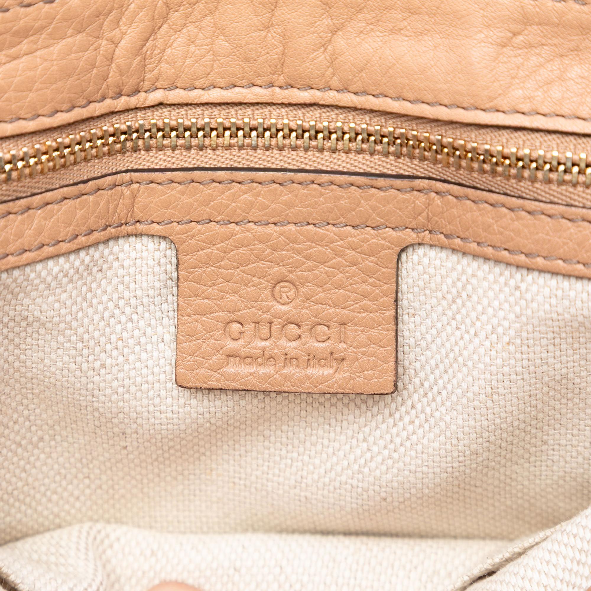 Gucci Medium Leather Soho Chain Flap Crossbody