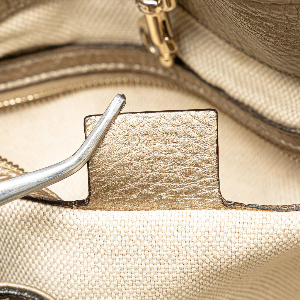 Gucci Medium Leather Soho Chain Tote
