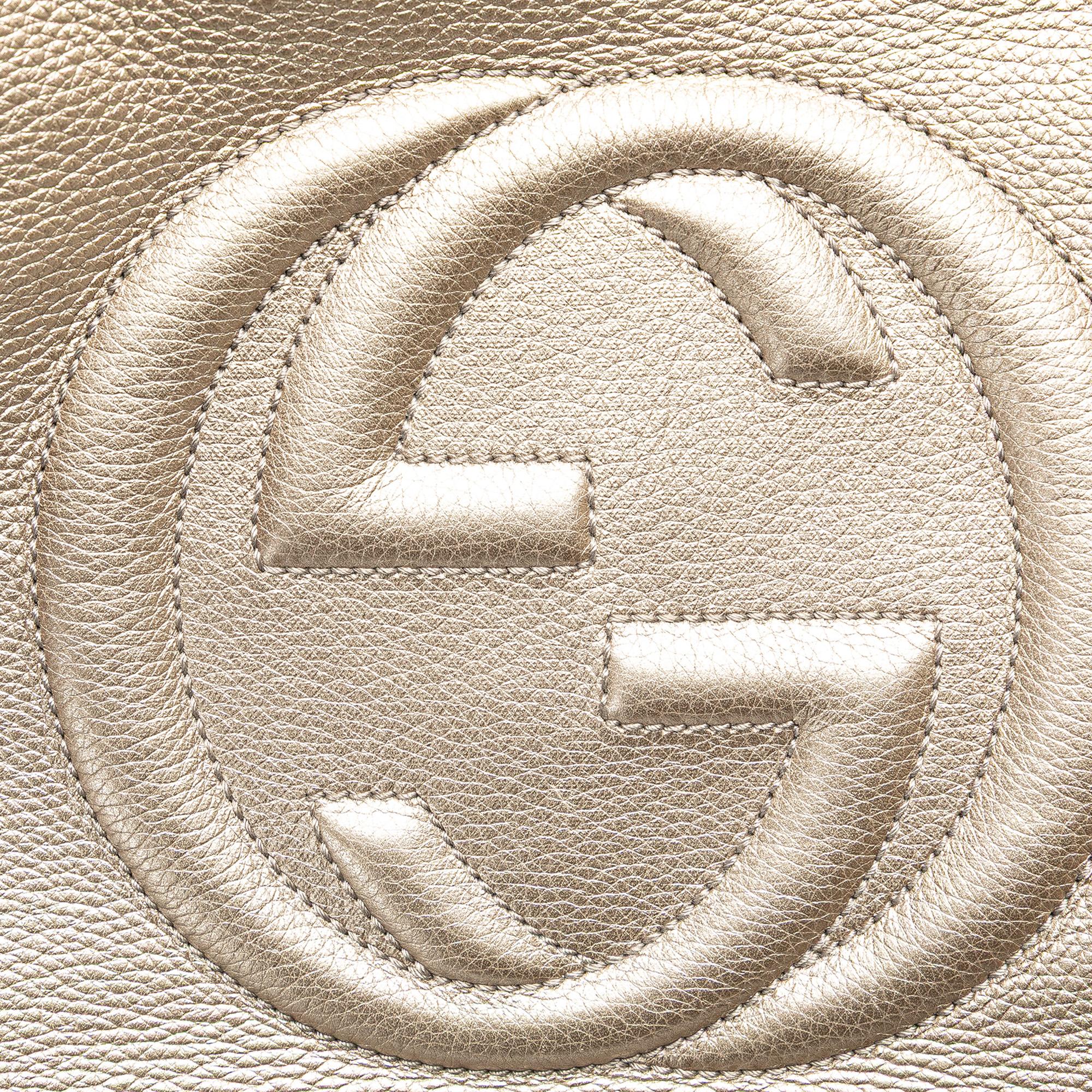 Gucci Medium Leather Soho Chain Tote