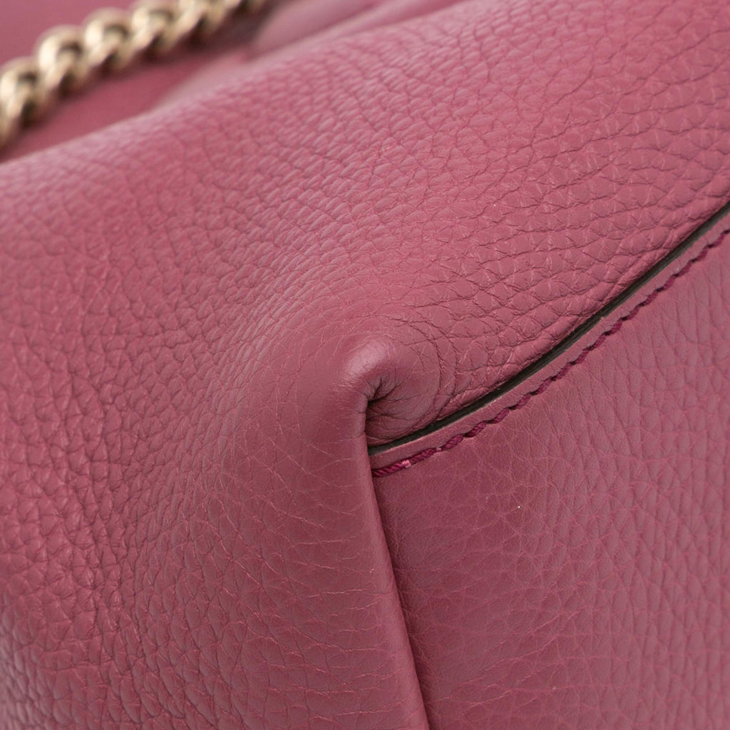 Gucci Medium Leather Soho Chain Tote