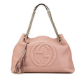 Gucci Medium Leather Soho Chain Tote
